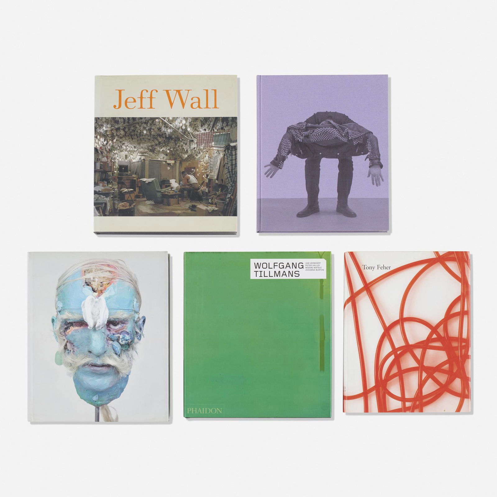 Contemporary artist monographs, five: Contemporary artist monographs, five Complete Lot Details Tony Feher Claudia Schmuckli and Russell Ferguson, Gregory R. Miller & Co./Blaffer Art Museum, June 2012. Erwin Wurm: Wear Me Out<