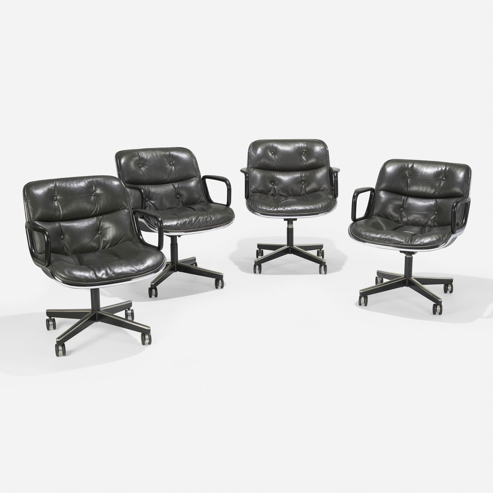 Charles Pollock, Executive chairs, set of four (1 of 3)