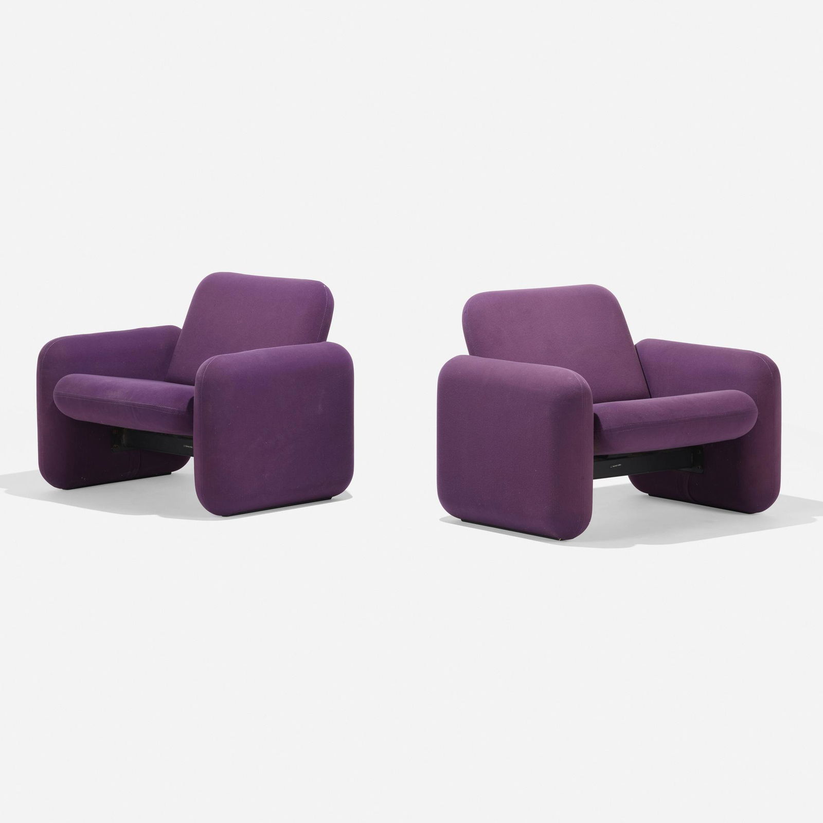 Ray Wilkes, Chiclet lounge chairs, pair (1 of 4)