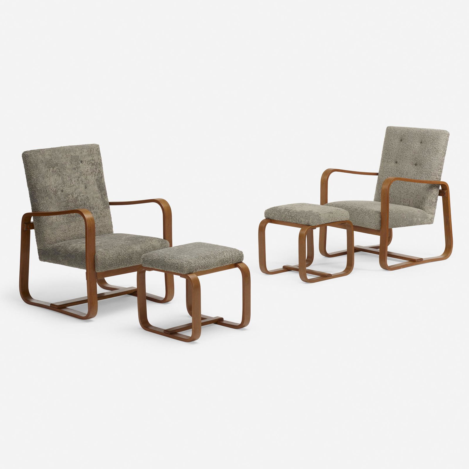 Giuseppe Pagano, Lounge chairs and ottomans (1 of 3)