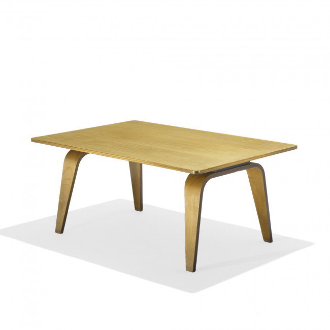 Charles and Ray Eames CTW-1: Charles and Ray Eames CTW-1 Herman Miller USA, 1946/c. 1950 ash plywood 34 w x 25 d x 15.25 h inches Literature: Eames Design: The Work of the Office of Charles and Ray Eames, Neuhart, Neuhart and Eam