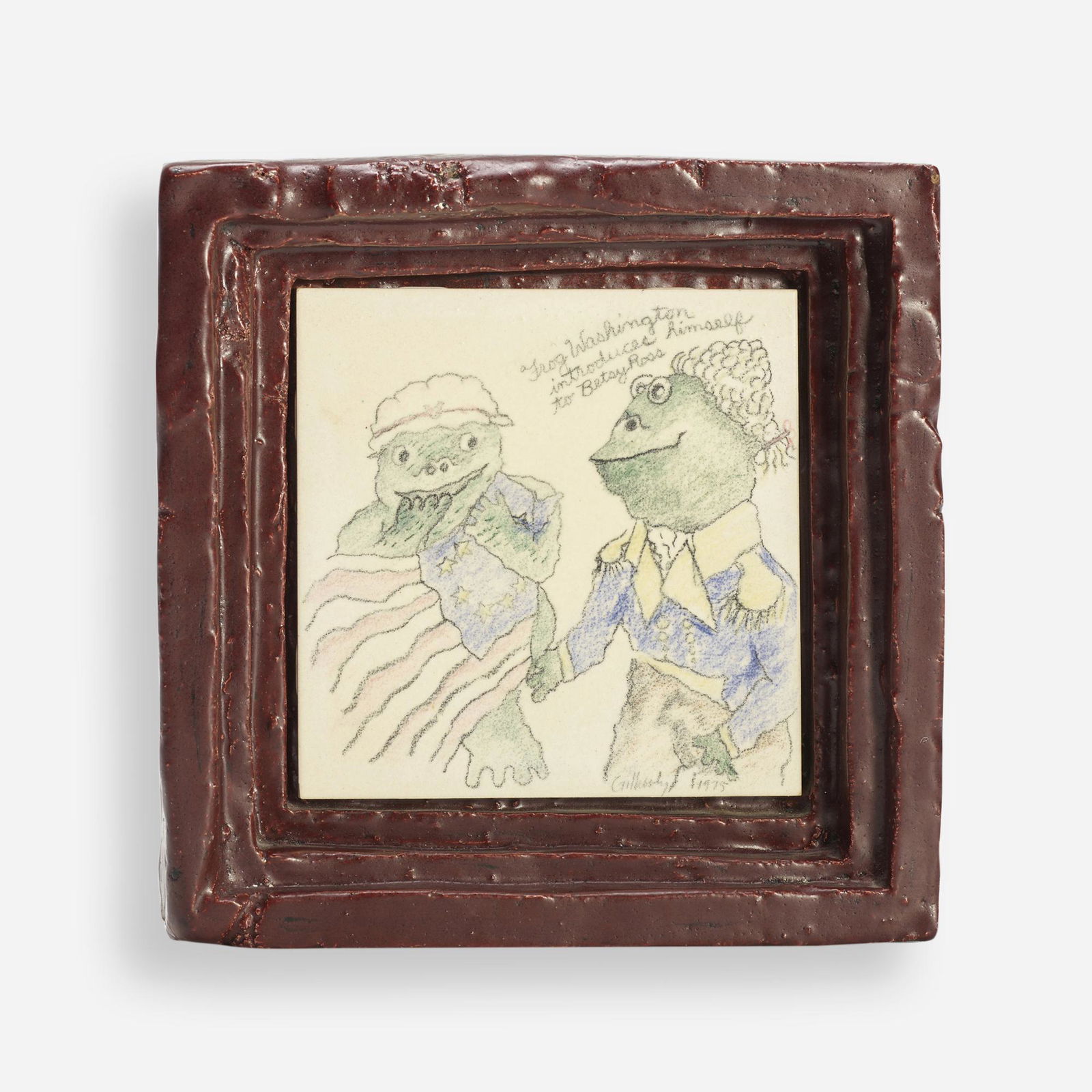 David Gilhooly, Frog Washington (Bicentennial Series) (1 of 3)