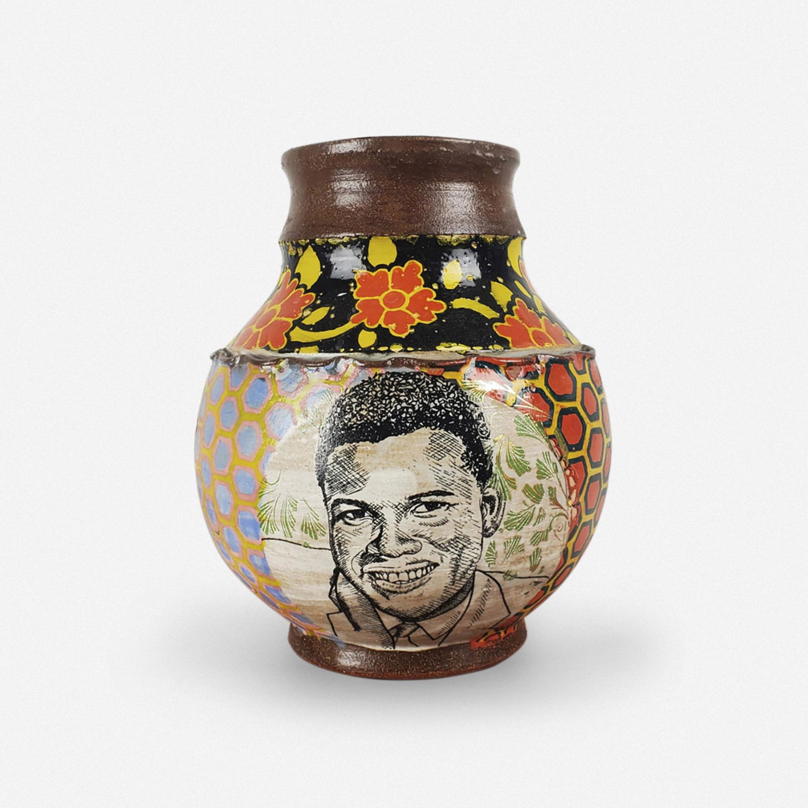 Roberto Lugo, Sidney Poitier vase Apr 21, 2022 Wright in IL