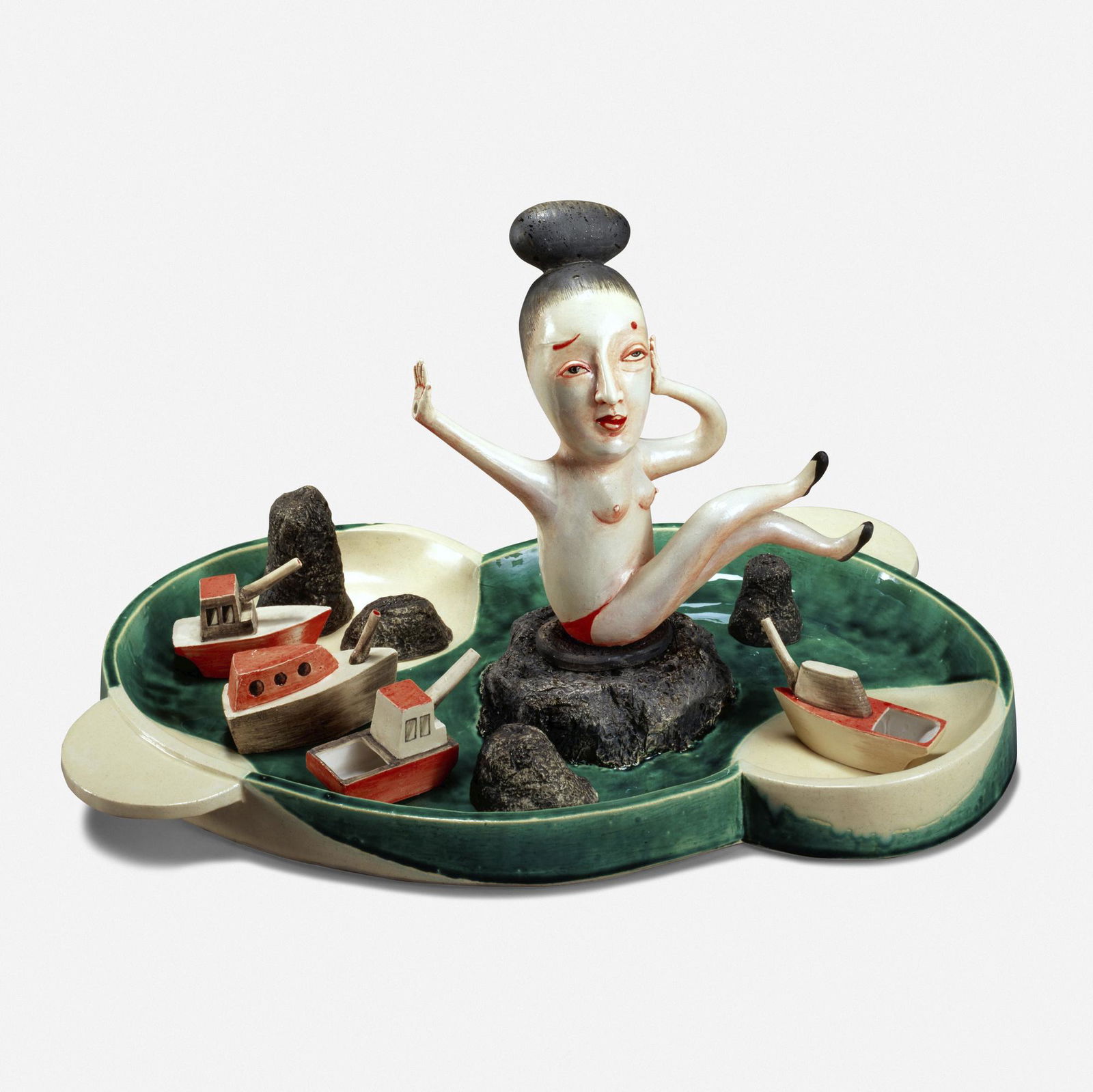 Patti Warashina, Distraction sake set (1 of 1)