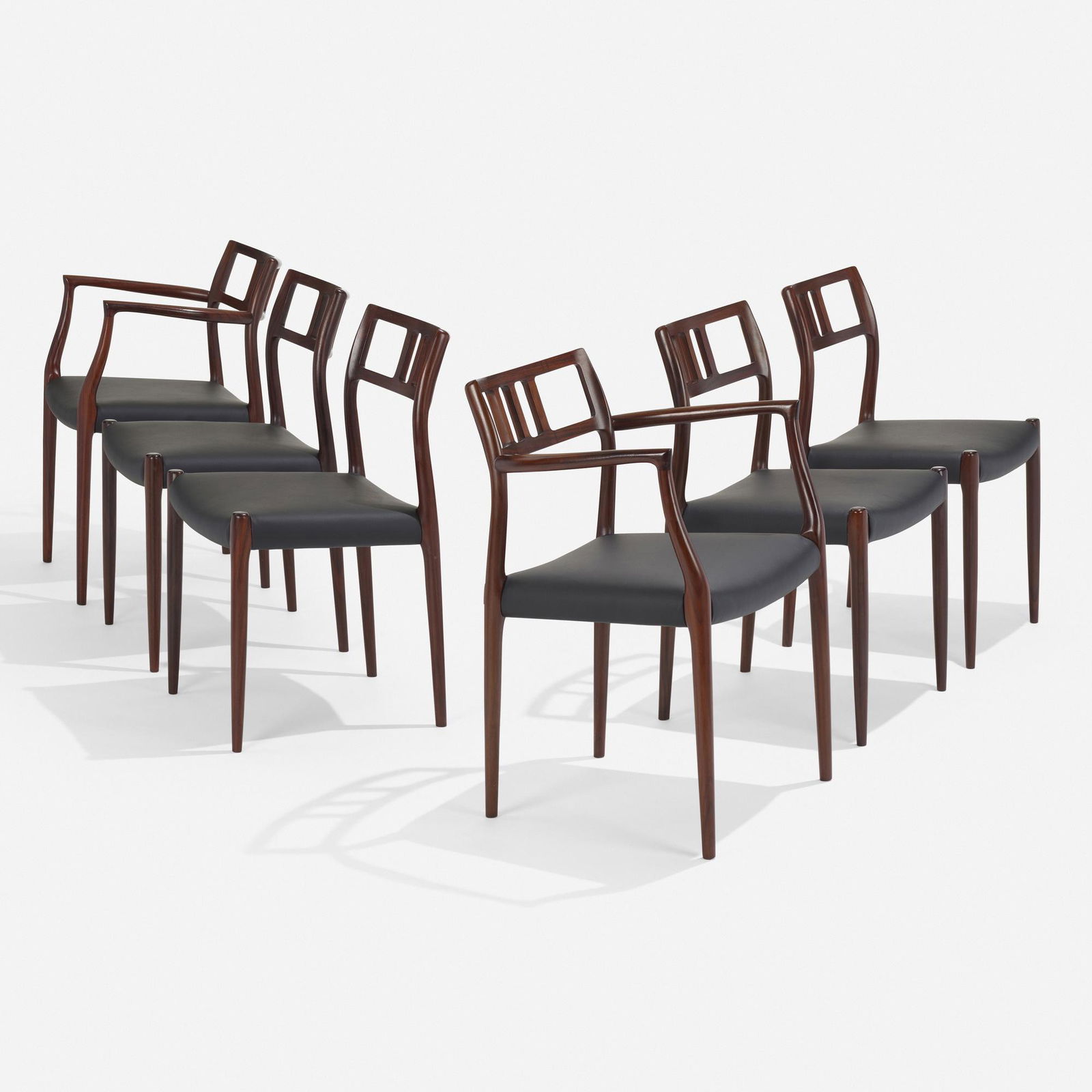 Niels O. Moller, Dining chairs model 79, set of six (1 of 7)