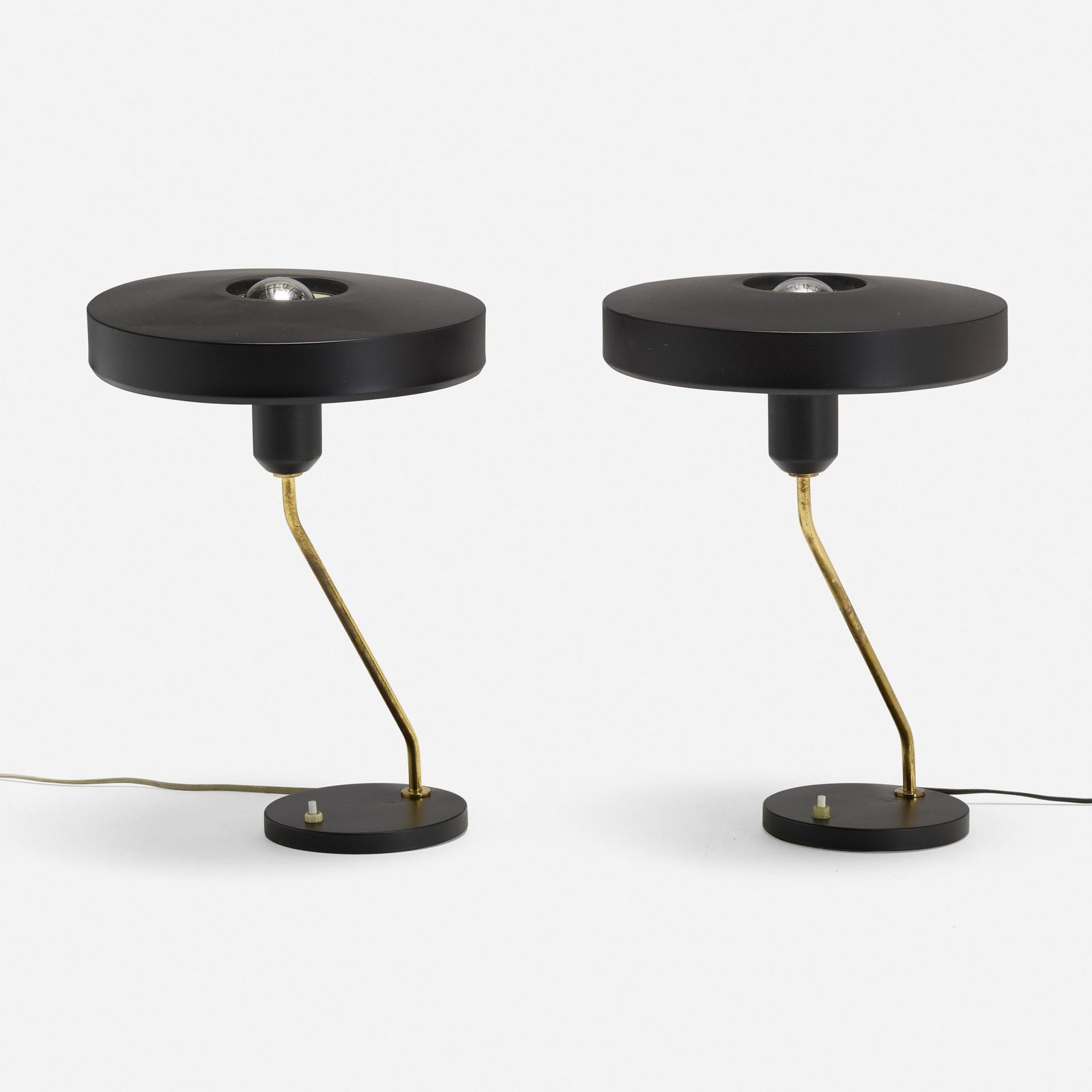 Louis Christiaan Kalff, Romeo table lamps, pair (1 of 4)
