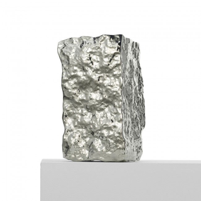 Zhan Wang Gift from Heaven (Single Stone): Zhan Wang Gift from Heaven (Single Stone) China, 1997 stainless steel 13.5 h x 7.5 w inches This work is unique. Signed, dated and numbered to edge '1997 1/1'. Literature: Chinese Art at the End of th