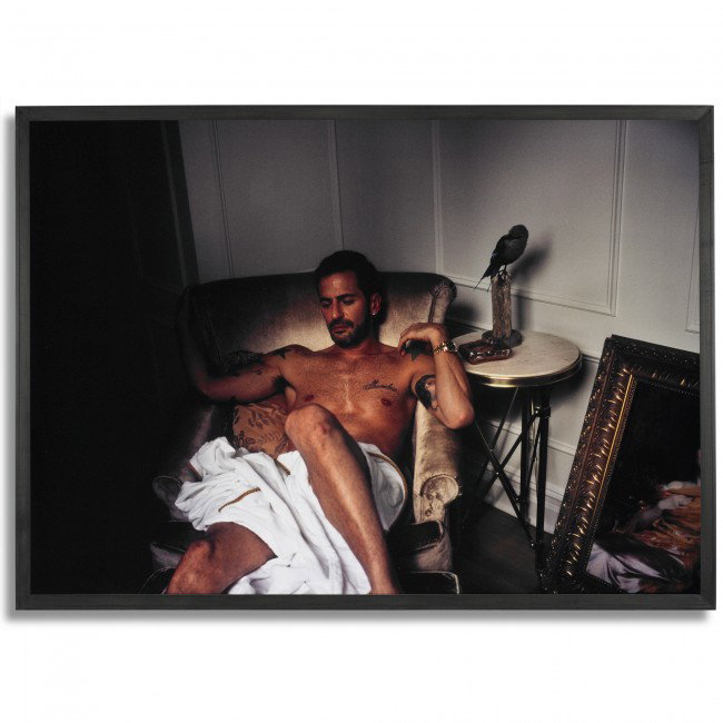 Nan Goldin Marc Jacobs at the Plaza Hotel NYC: Nan Goldin Marc Jacobs at the Plaza Hotel NYC USA, 2010 cibachrome print 29 h x 40 w inches Signed, titled, dated and numbered to applied artist's label to reverse 'Marc Jacobs at the Plaza Hotel NYC.