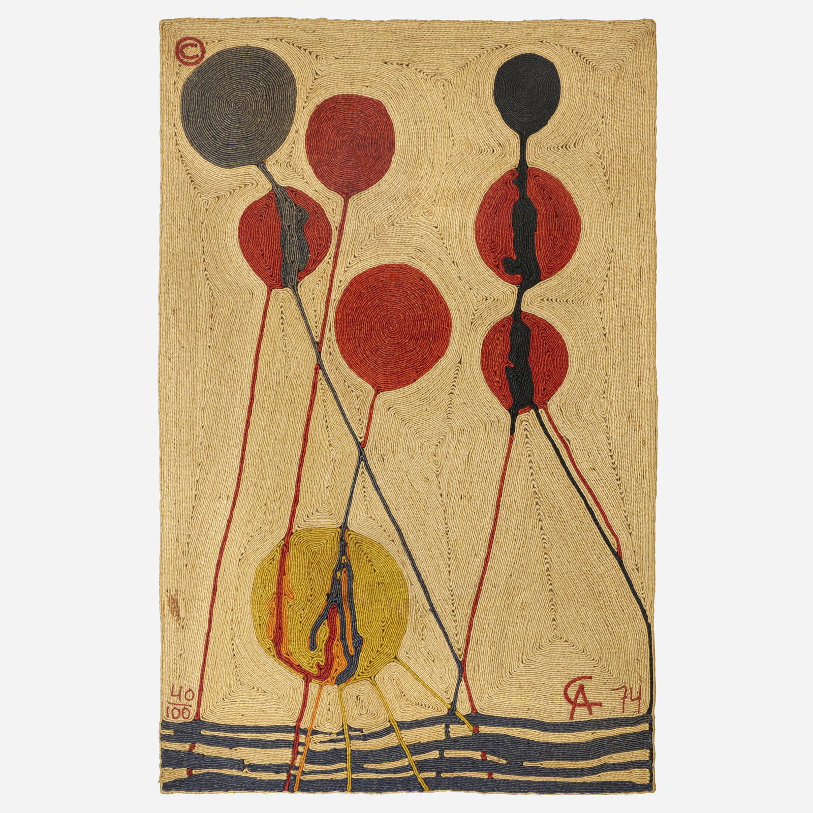 After Alexander Calder, Balloons tapestry (1 of 2)