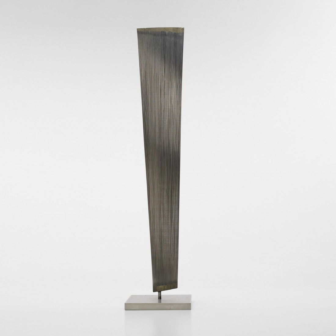 Harry Bertoia untitled (Wire Construction): Harry Bertoia untitled (Wire Construction) USA, c. 1965 steel, aluminum, silver solder 10 w x 10 d x 44.5 h inches Provenance: Lost City Arts, New York