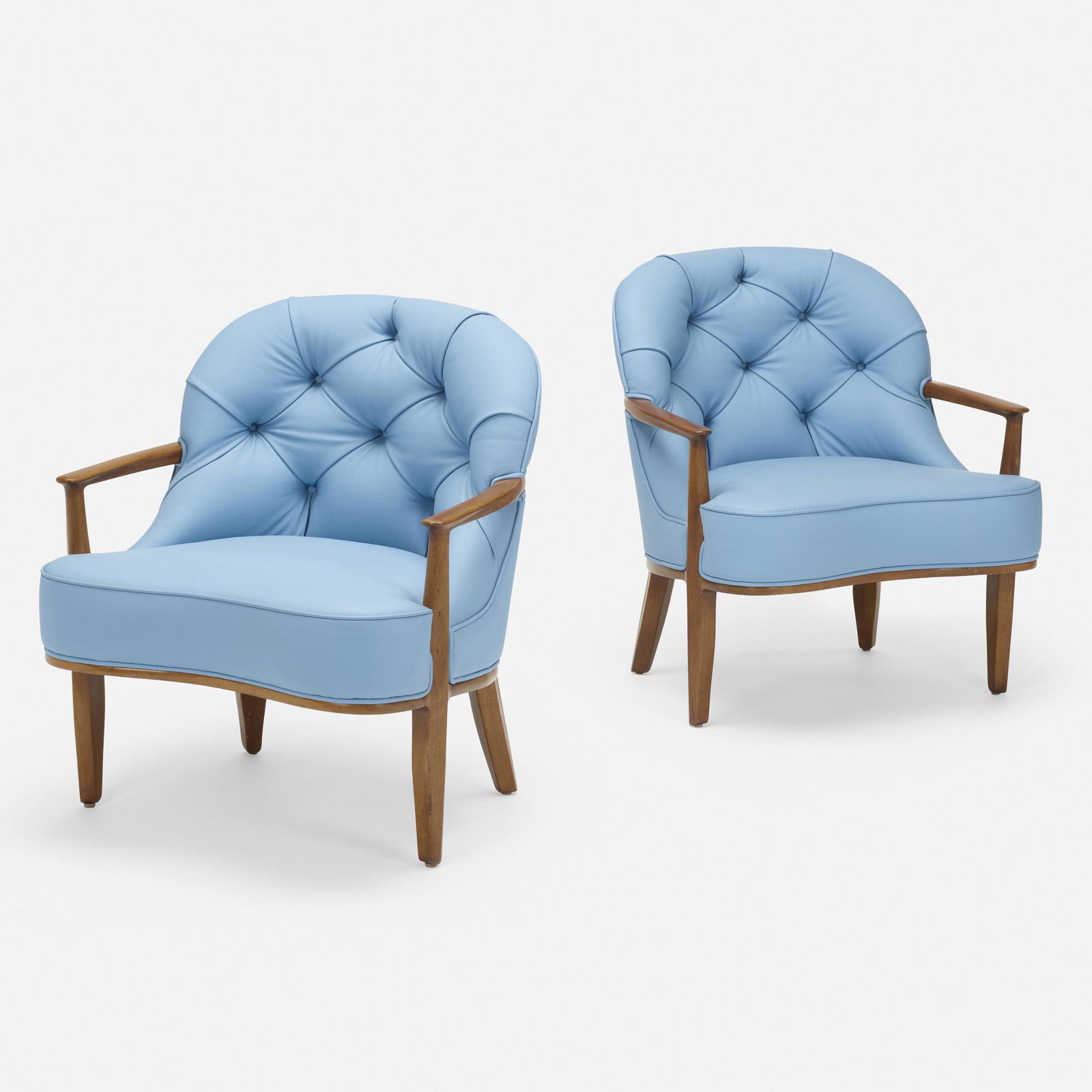 Edward Wormley, Janus lounge chairs model 5705, pair (1 of 5)