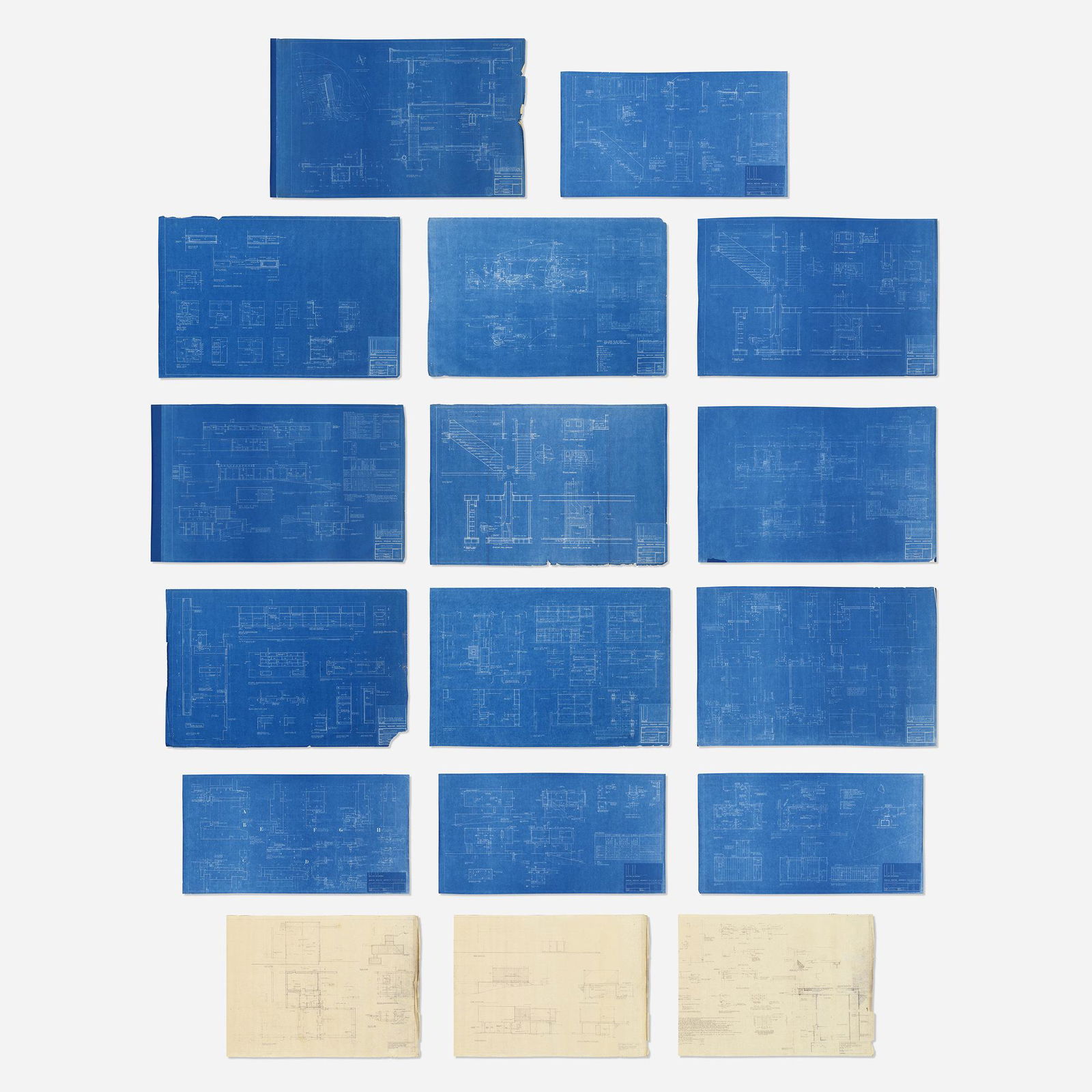 Marcel Breuer, Levy House blueprints (1 of 4)