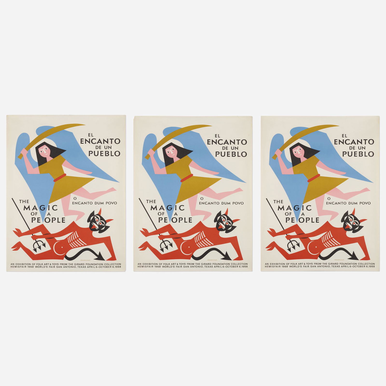 Alexander Girard, The Magic of a People posters (1 of 2)