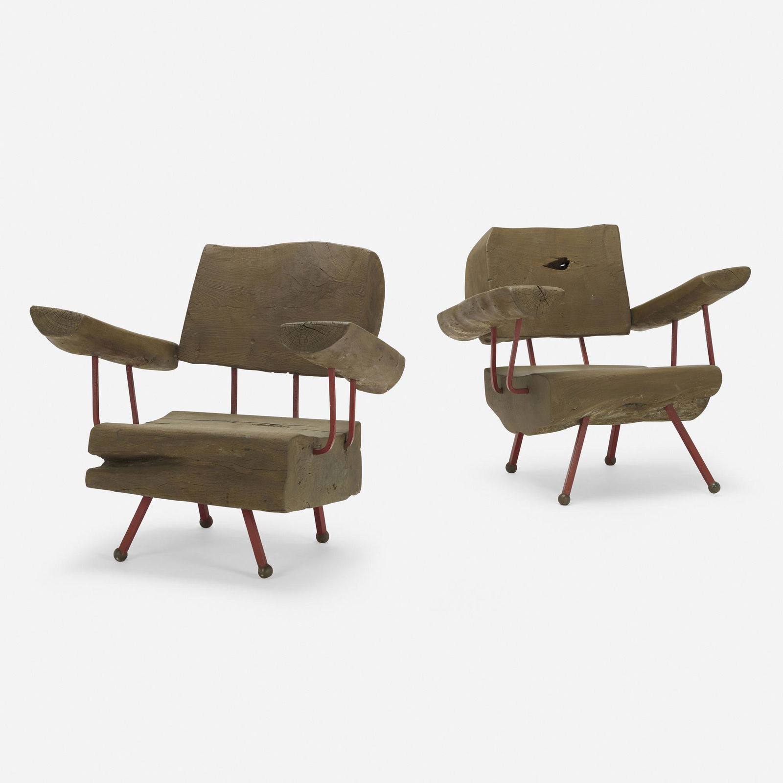 American Craft, Lounge chairs, pair (1 of 3)