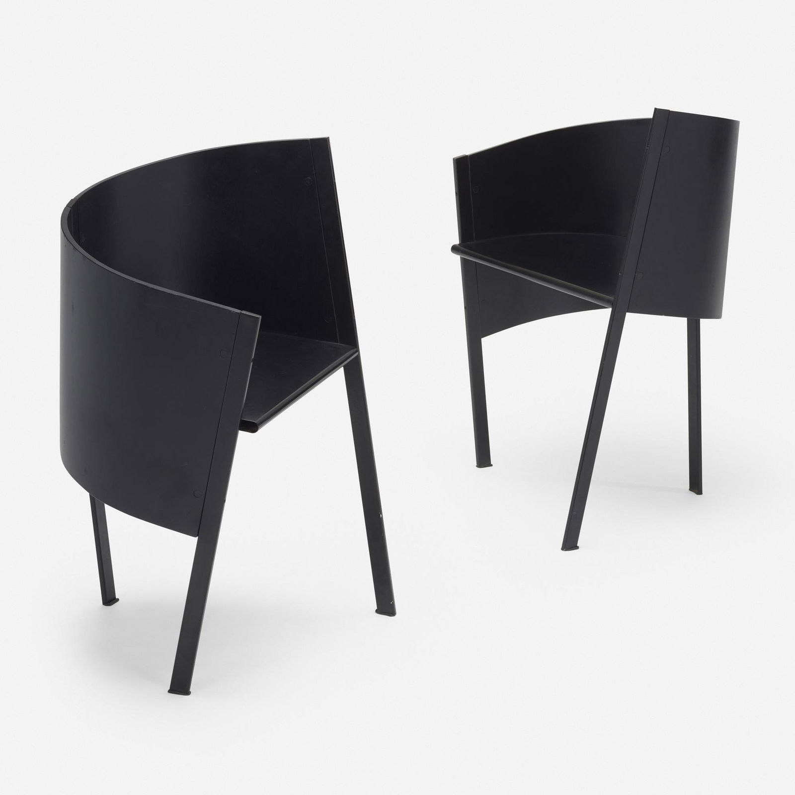 Paolo Pallucco and Mireille Rivier, Armchairs, pair (1 of 4)