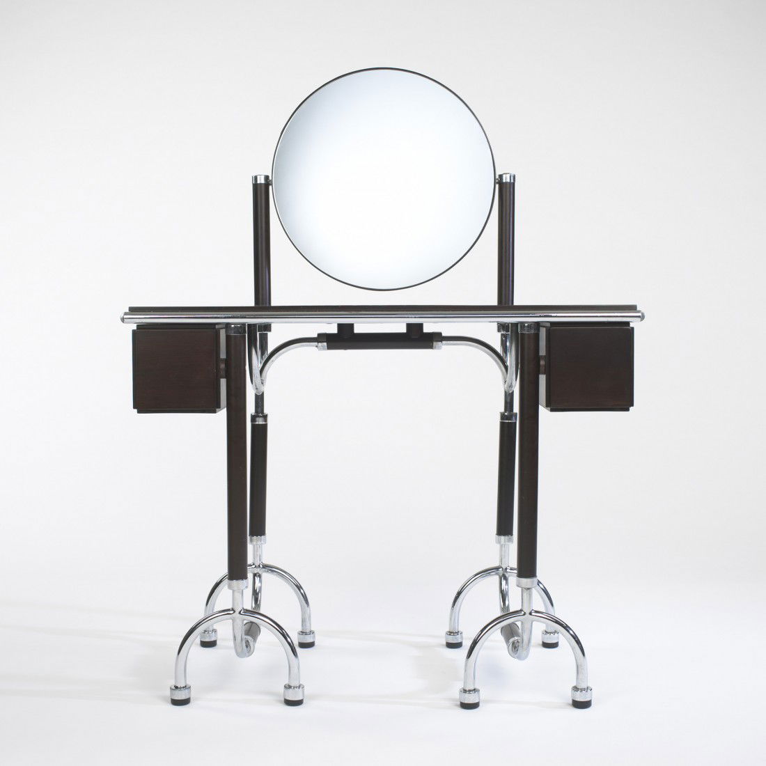 Roberto Gabetti and Aimaro Isola vanity: Roberto Gabetti and Aimaro Isola vanity ARBO Italy, 1970 chrome-plated steel, lacquered wood 34.5 w x 21.75 d x 35.5 h inches Literature: Gabetti e Isola Mobili: 1950-1970, Ferrari, pg. 74