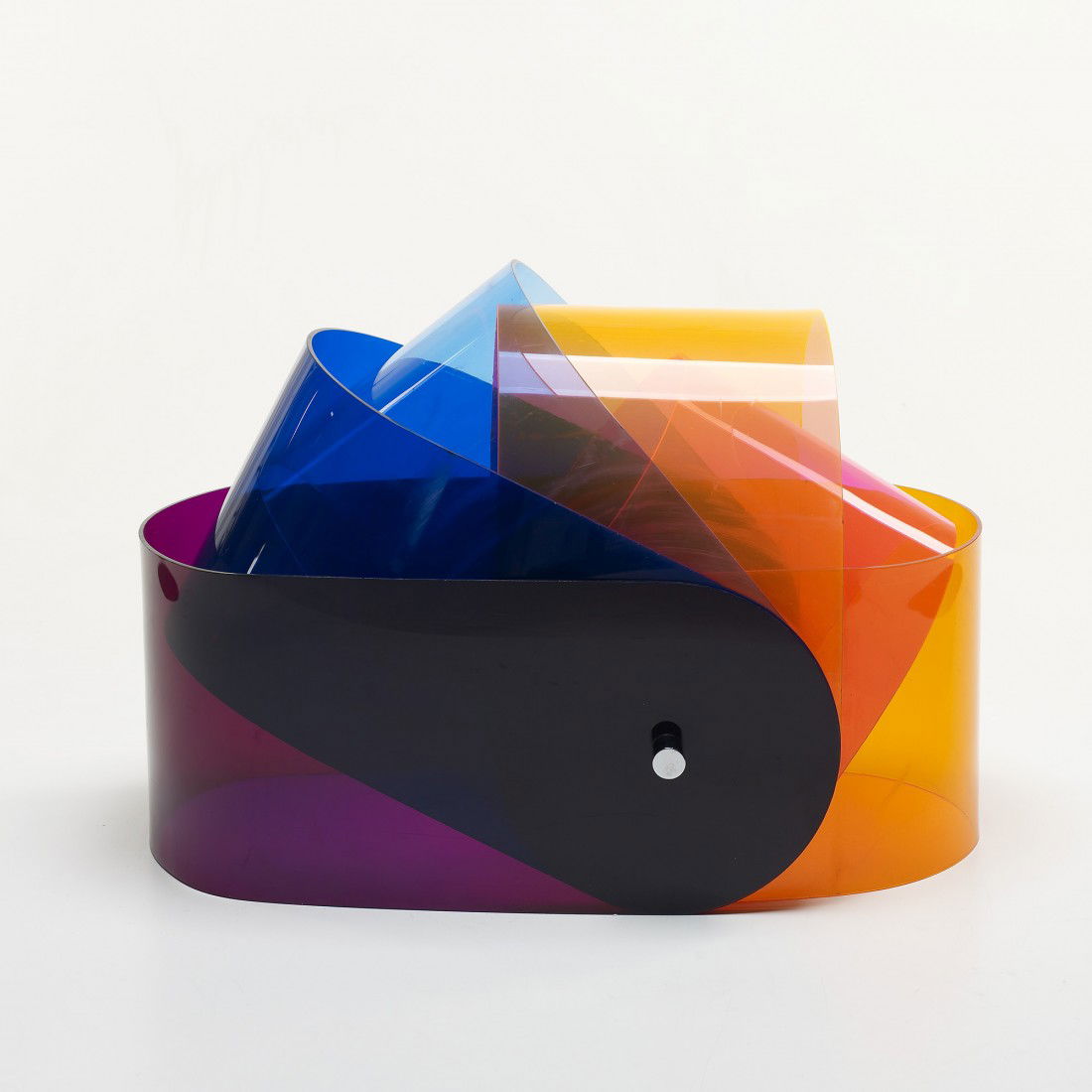 After Superstudio Gherpe lamp: After Superstudio Gherpe lamp Italy, c. 1975 acrylic 20 w x 11.5 d x 17 h inches The Gherpe table lamp illustrates the design trends of Italy's second wave by incorporating new materials, such as tran