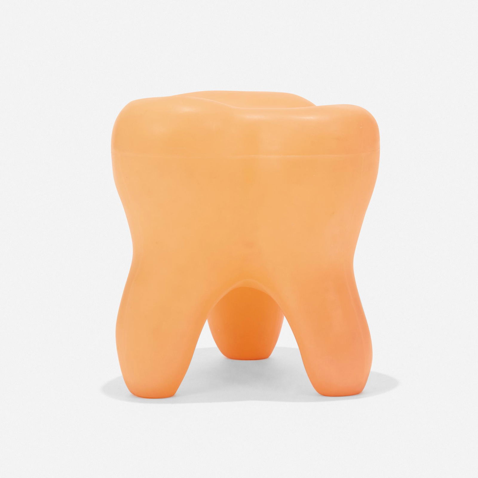 1970s, Molar stool: 1970s Molar stool plastic 16 h × 14 w × 14 d in (41 × 36 × 36 cm) Exhibited: Stools from the JF Chen Collection, 5 May - 18 June 2022, Marta, Los Ange