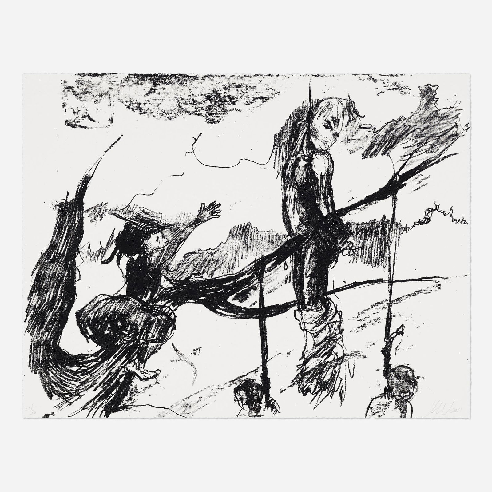 Kara Walker, Sketch for a Fabulous Tale (1 of 3)