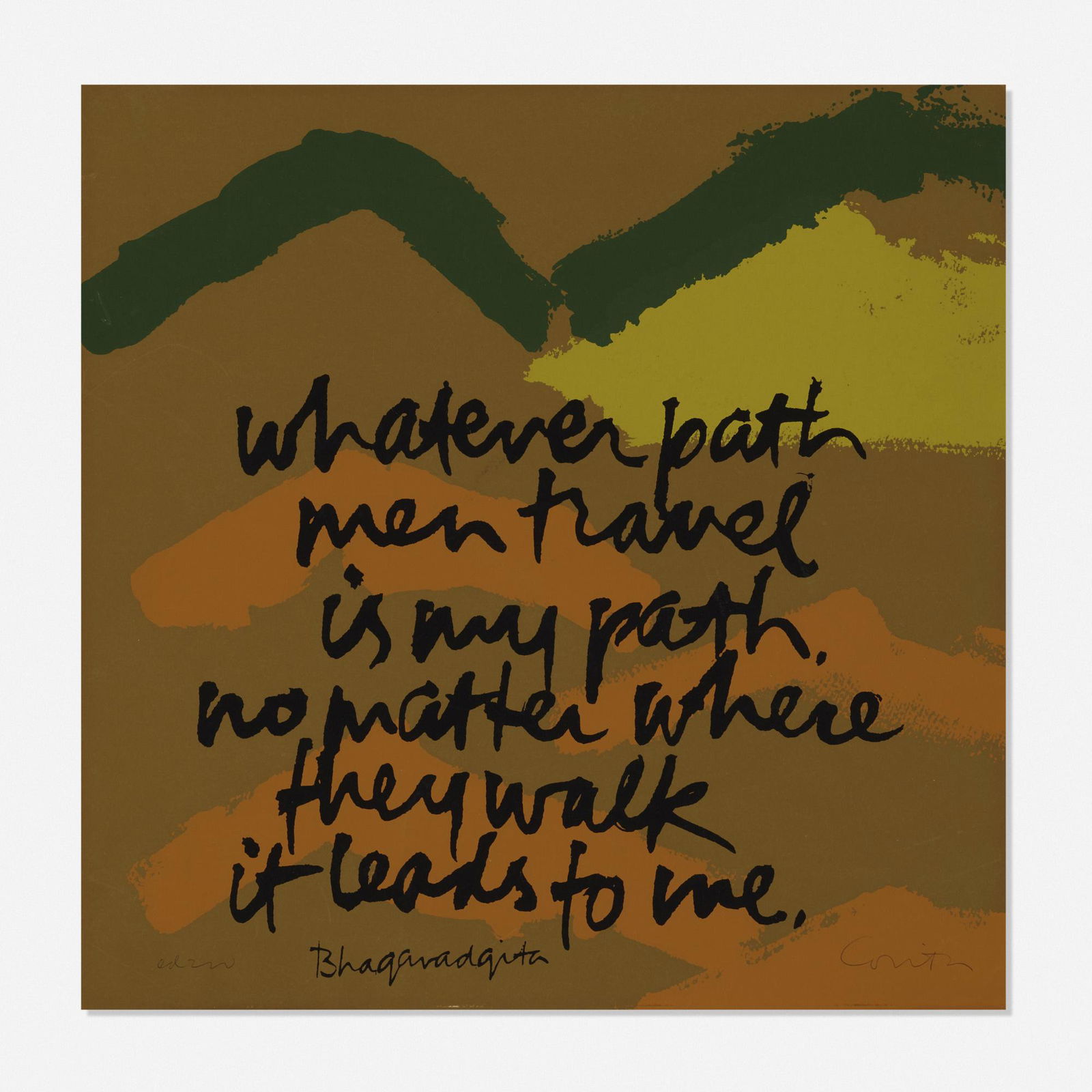 Sister Mary Corita, whatever path (1 of 3)