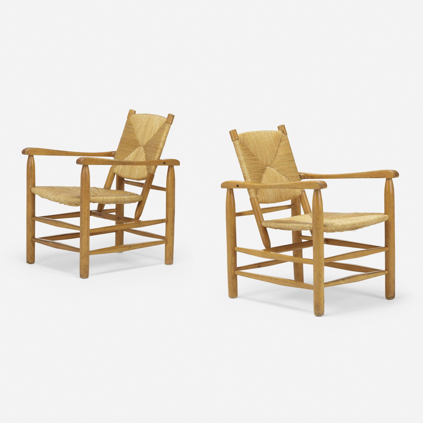 Charlotte Perriand, Armchairs, pair (1 of 4)