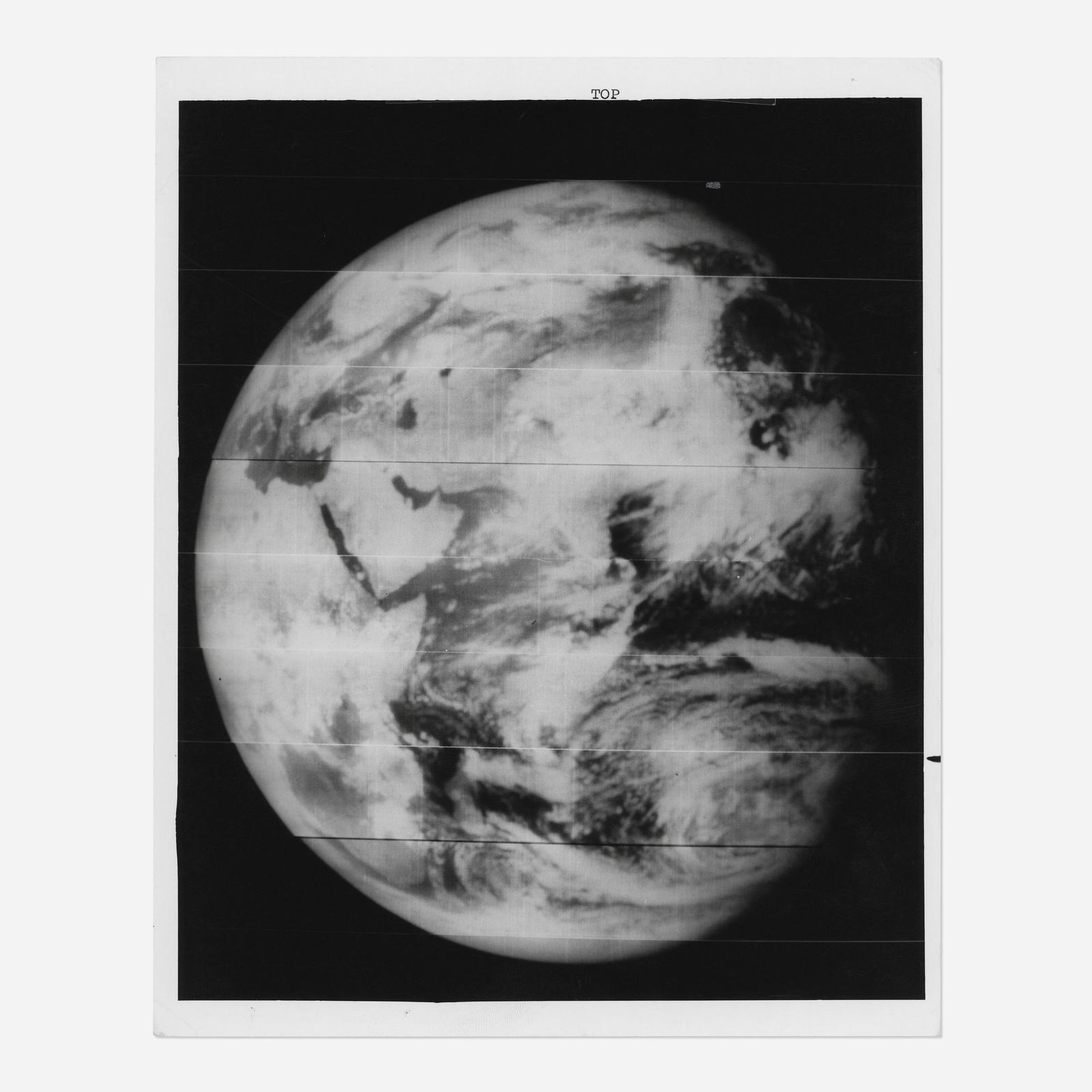 First photo of nearly full Earth from lunar orbit (1 of 2)