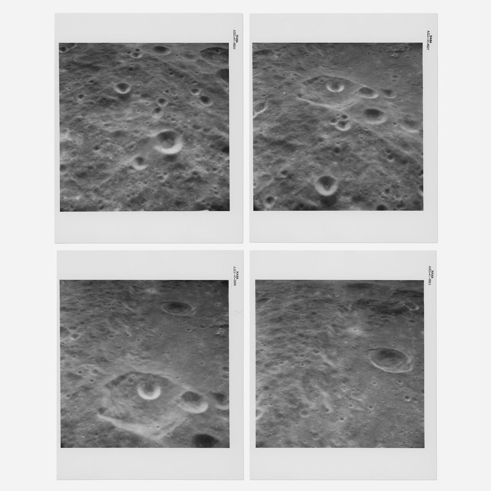 Rugged badlands along floor of Crater Mendeleev (1 of 2)