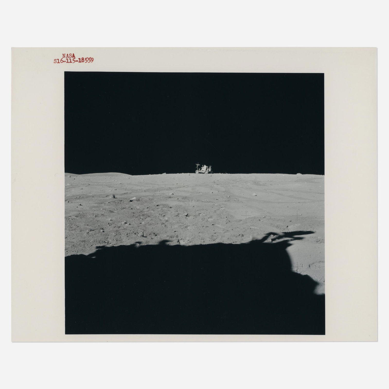 John Young driving the Lunar Rover (1 of 3)