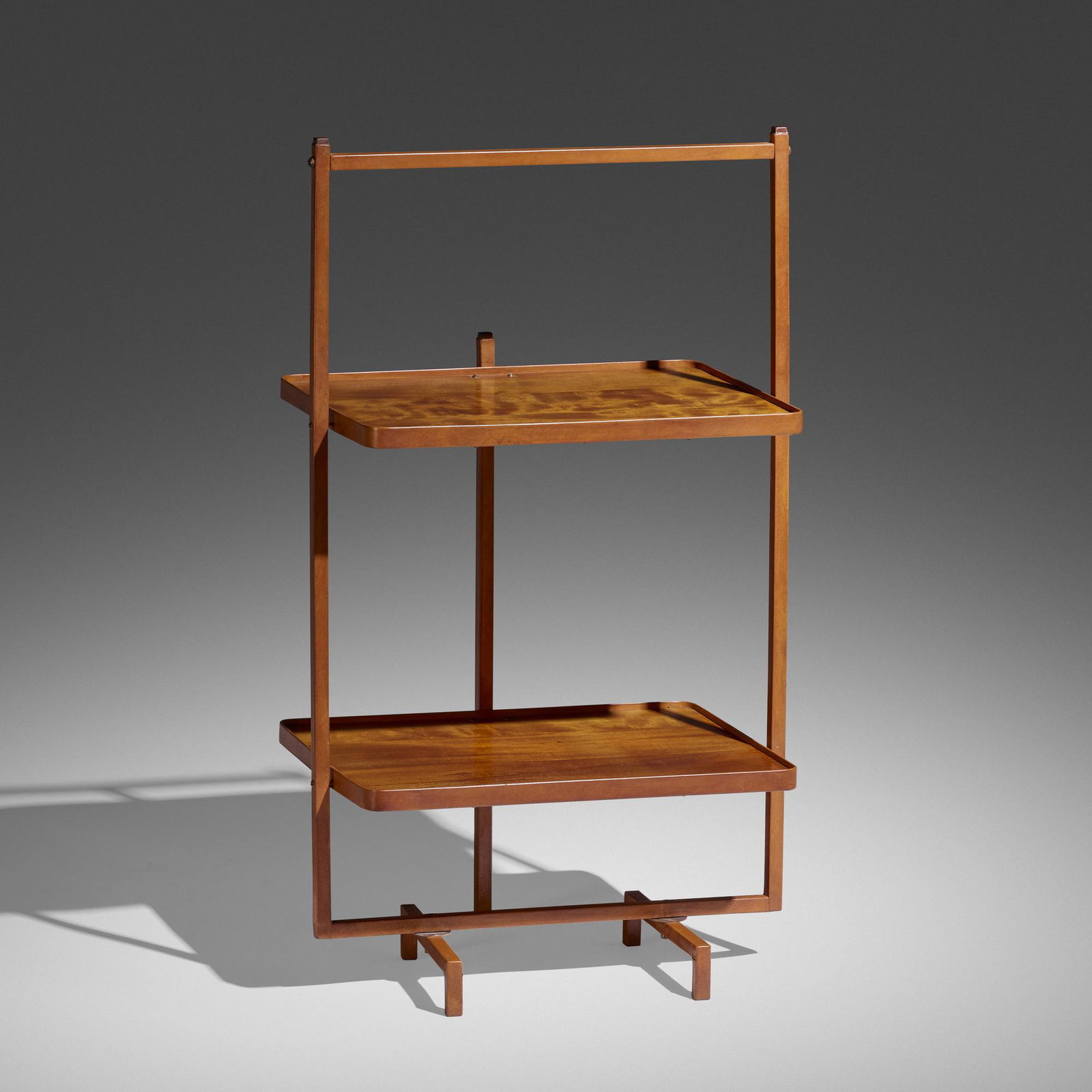 In the manner of Jacques Adnet, Folding table (1 of 5)