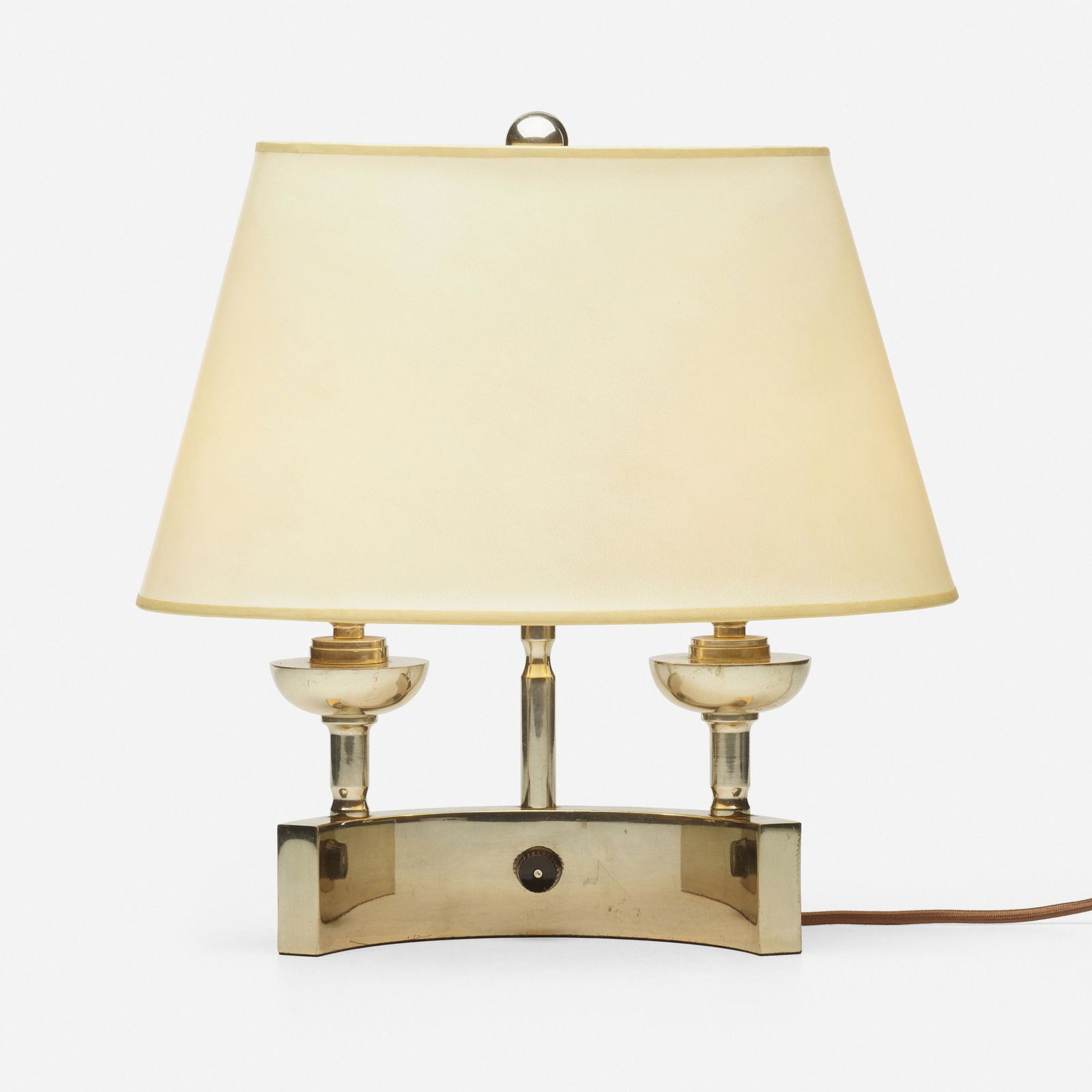 In the manner of Jacques Adnet, Table lamp (1 of 2)