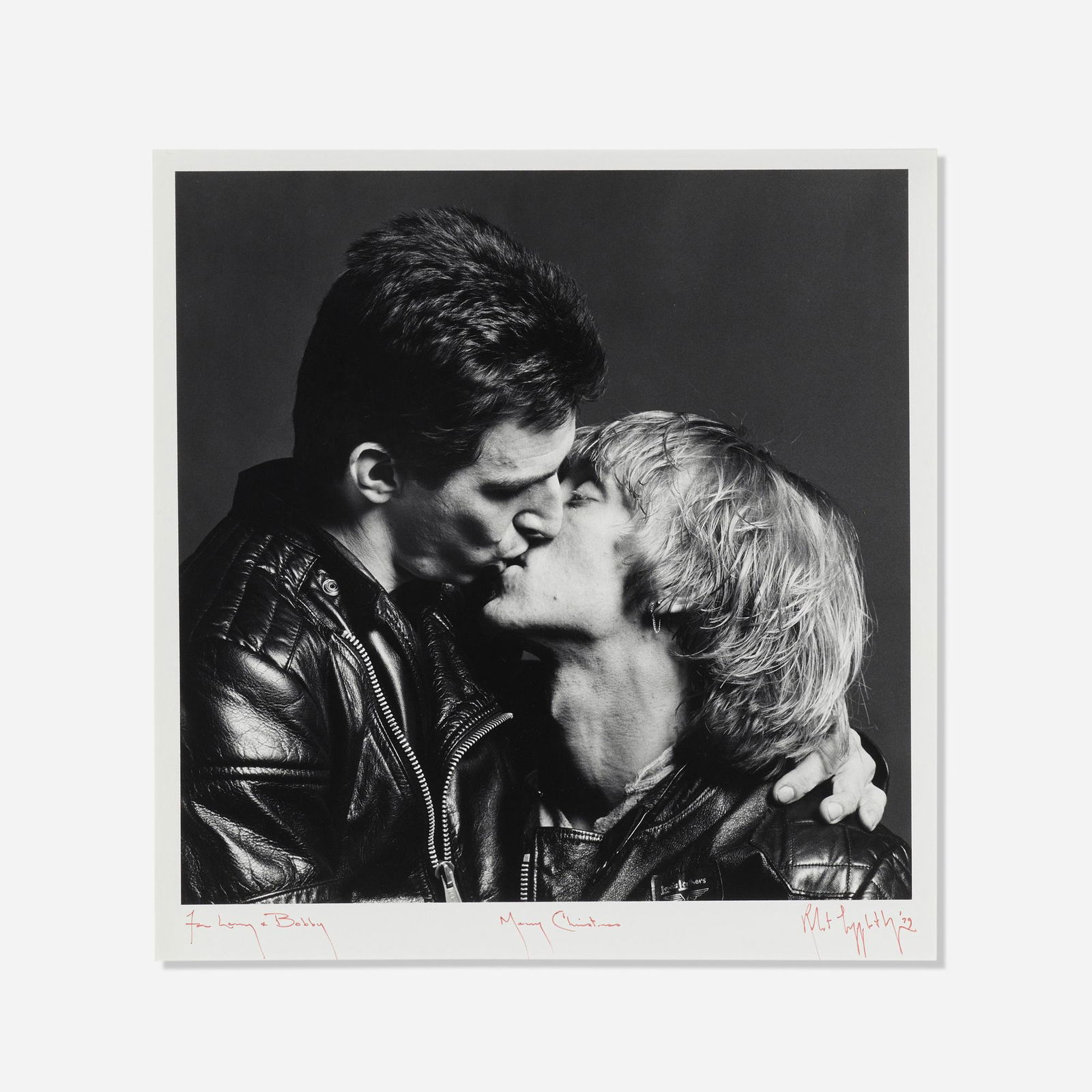 Robert Mapplethorpe, Larry and Bobby Kissing (1 of 4)