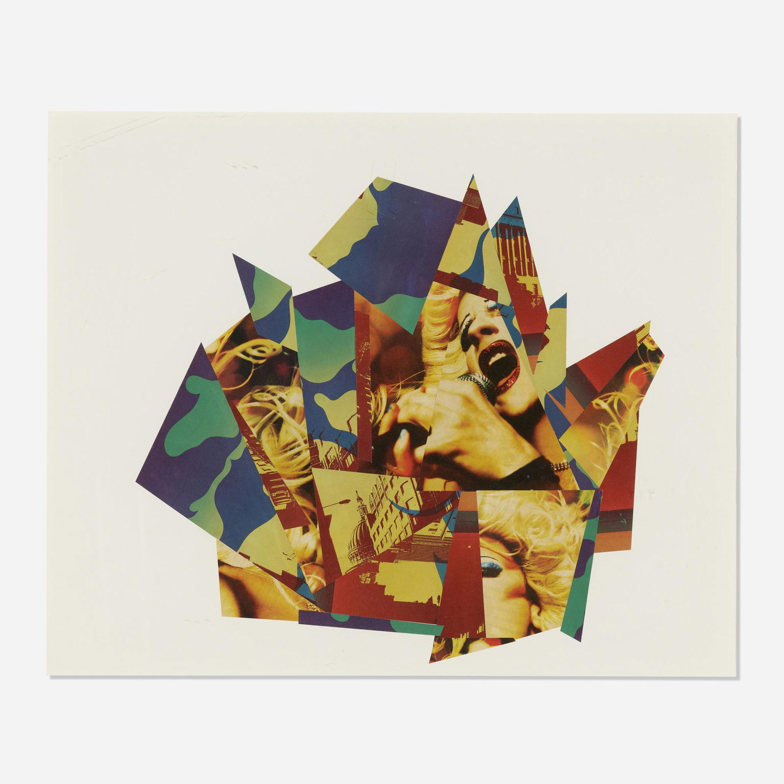 Claude Pelieu, N.Y. September 12, 2001: Claude Pelieu N.Y. September 12, 2001 2001collage on paper 14 h x 17 w in (36 x 43 cm) Signed, titled and dated to verso 'Sept 12, 2001 N.Y. Claude Pelieu'. Printed signature to verso 'Claude