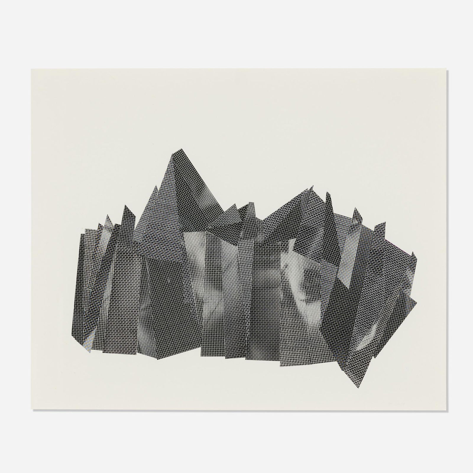 Claude Pelieu, N.Y. September 11, 2001: Claude Pelieu N.Y. September 11, 2001 2001collage on paper 13.875 h x 16.875 w in (35 x 43 cm) Signed, titled and dated to verso 'Sept 11 2001 N.Y. Claude Pelieu'. Printed signature to verso '