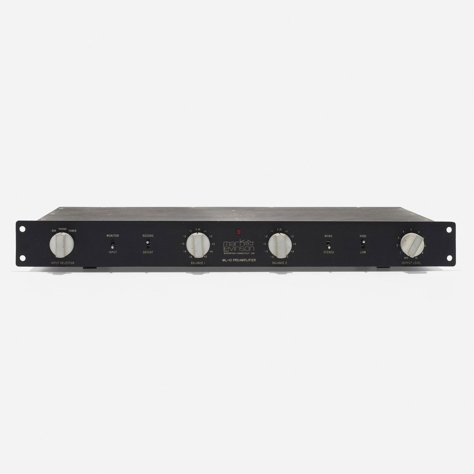 Mark Levinson, ML-10 stereo preamplifier (1 of 4)