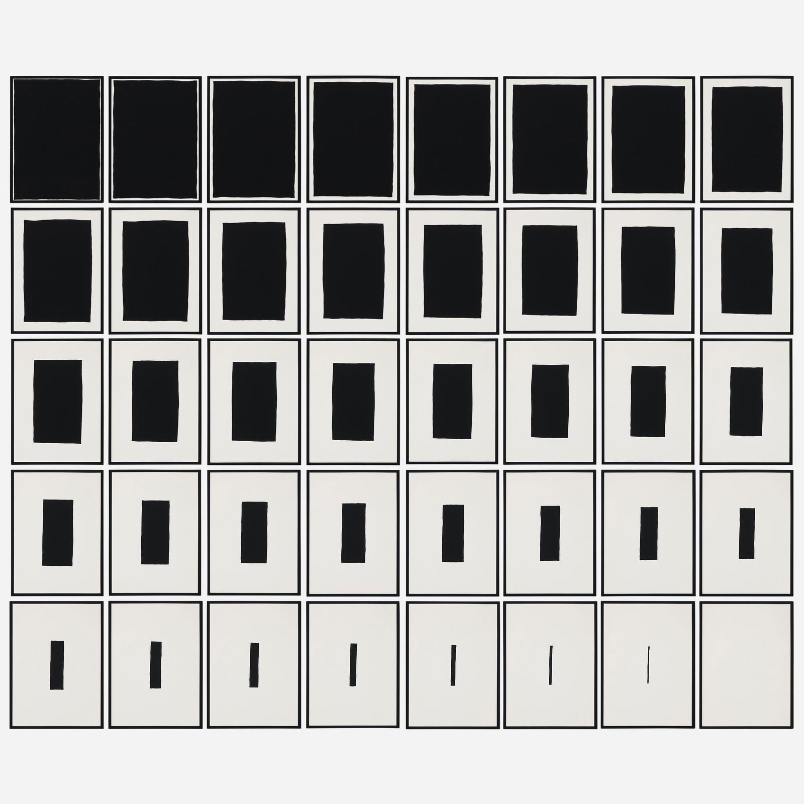 Sol LeWitt, Vanish (1 of 6)