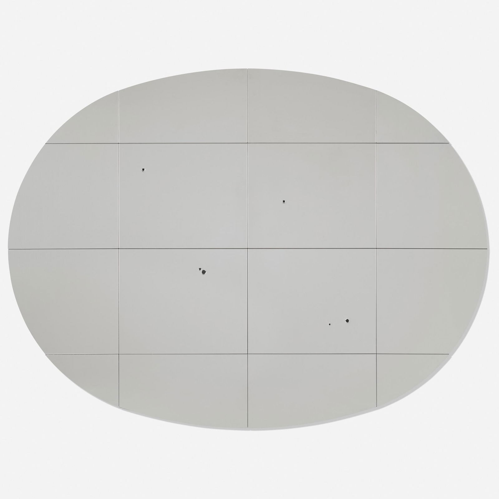 Margaret Evangeline, Moonstruck: Margaret Evangeline Moonstruck 2006mirrored stainless steel 72.25 h x 96.5 w in (184 x 245 cm) Etched signature and date on plaque to verso 'Evangeline 2006'. Provenance: