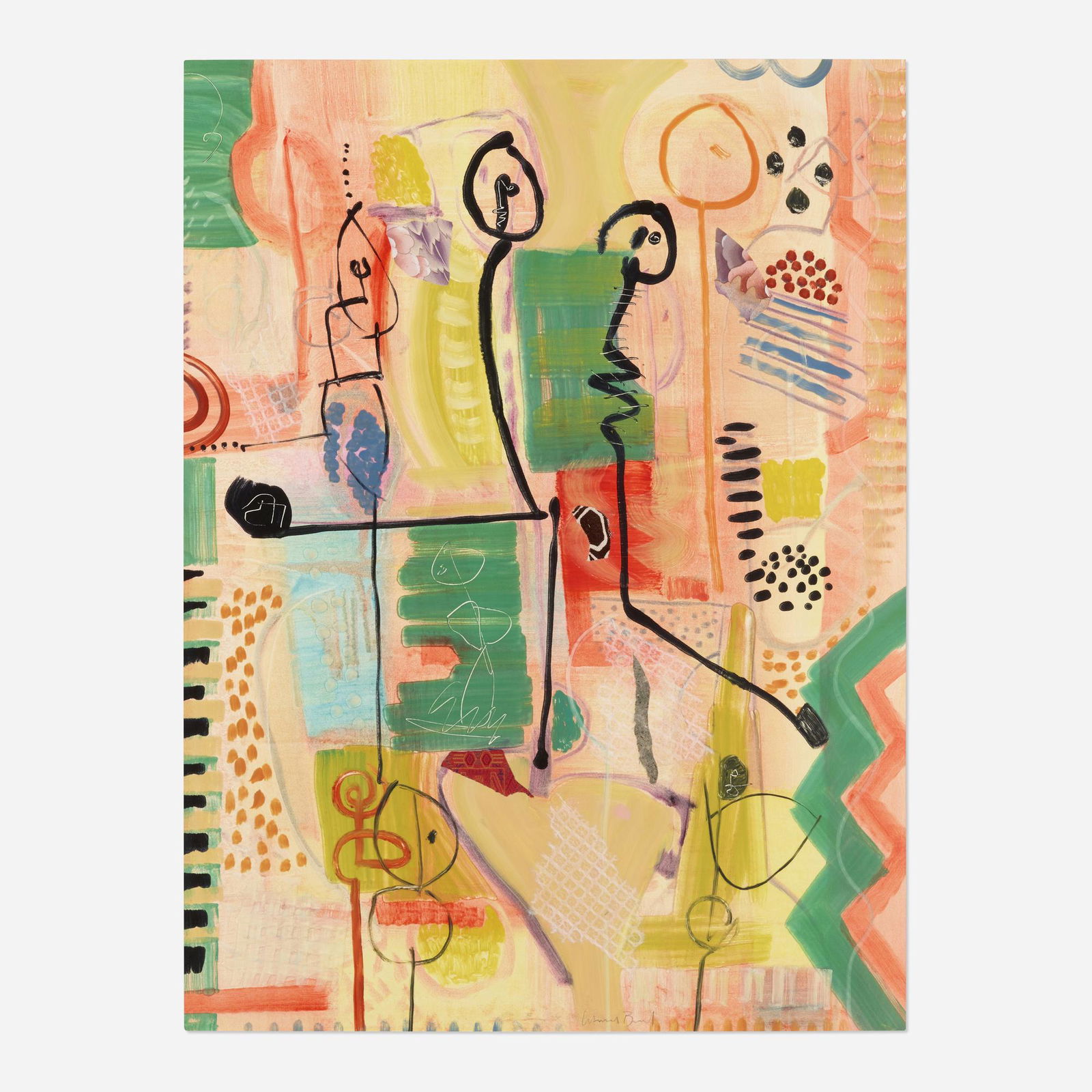 Lamar Briggs, Pink Zig / Green Zag (1 of 4)