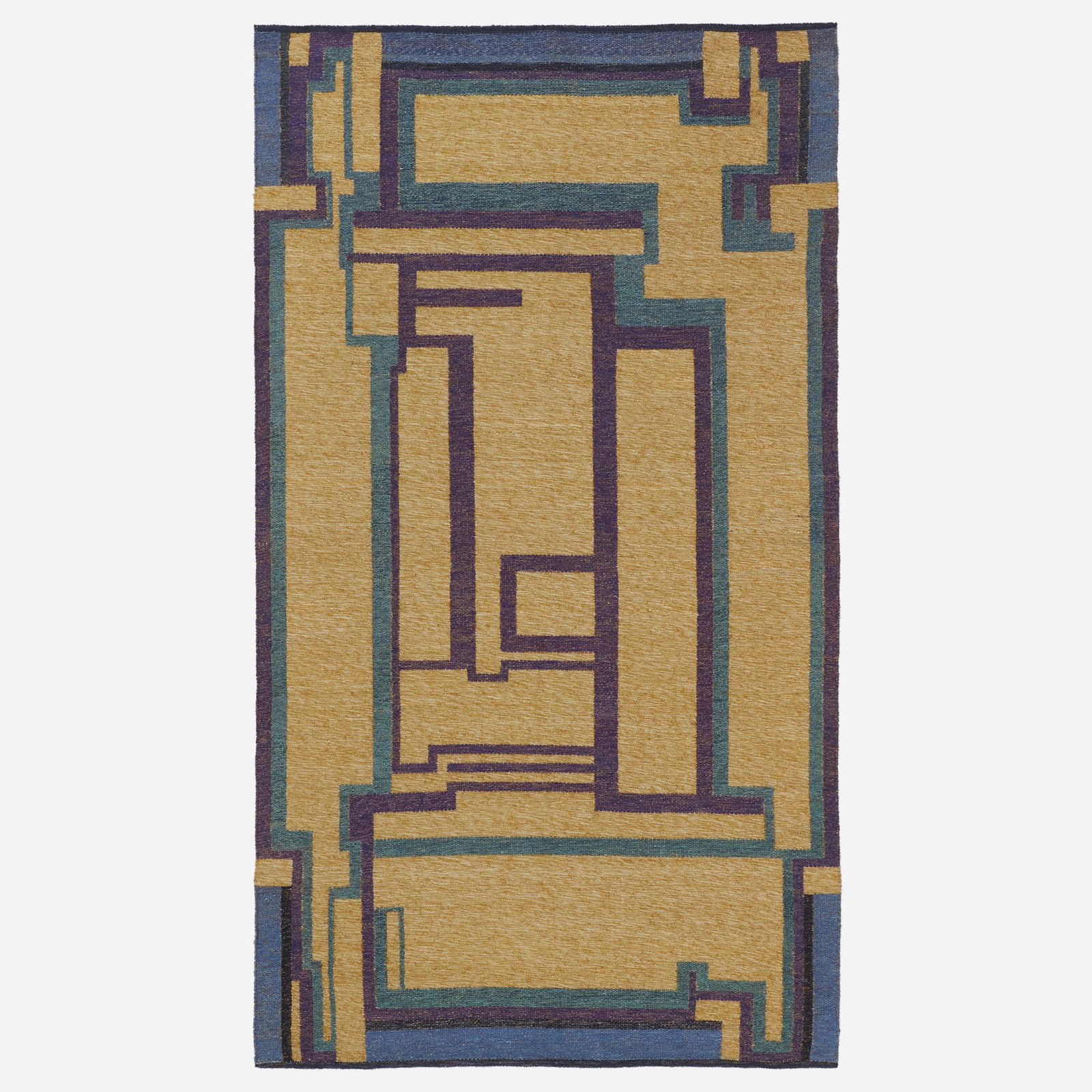 Irma Kronlund, Geometric flatweave carpet (1 of 1)