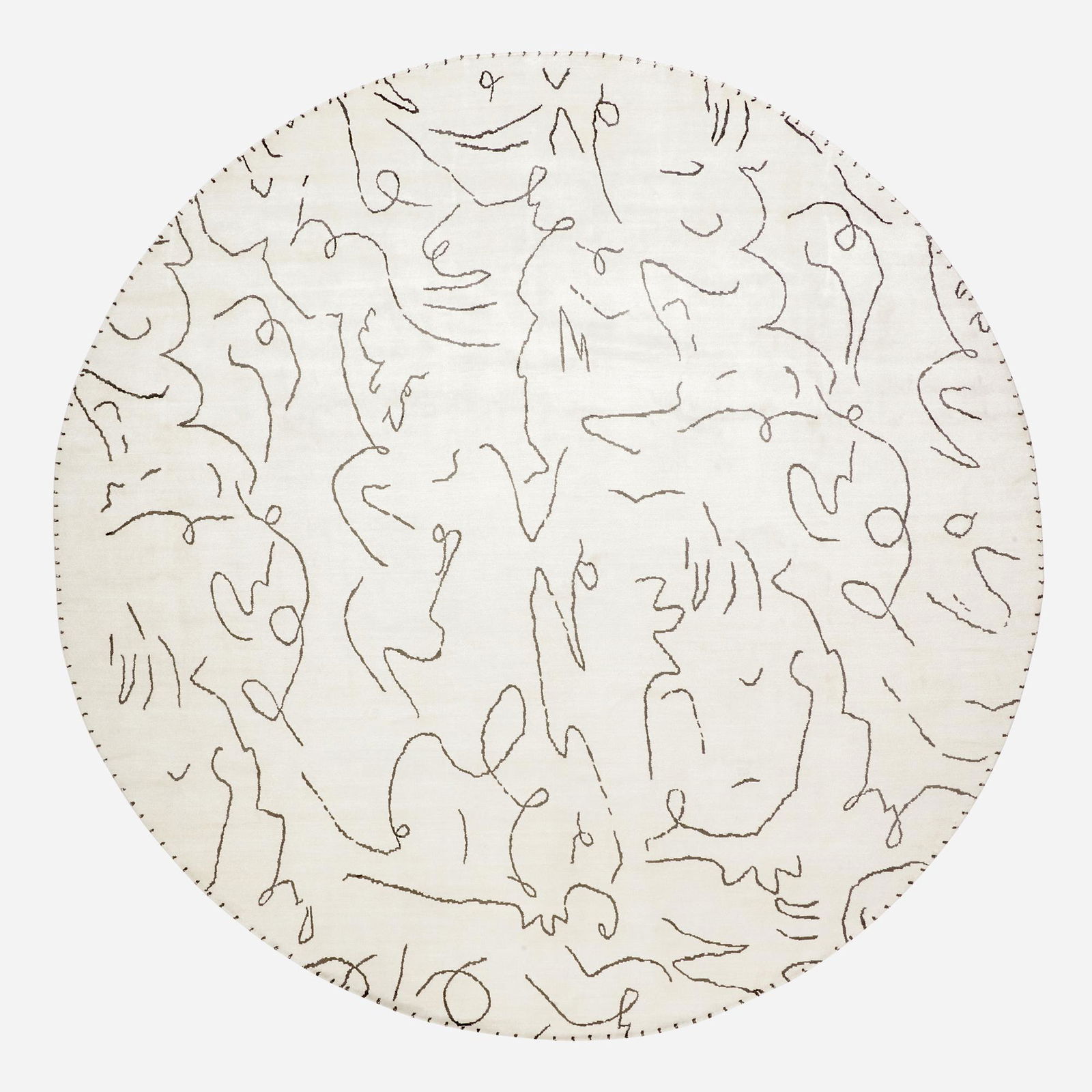 Contemporary, Art Deco-style pile carpet (1 of 1)