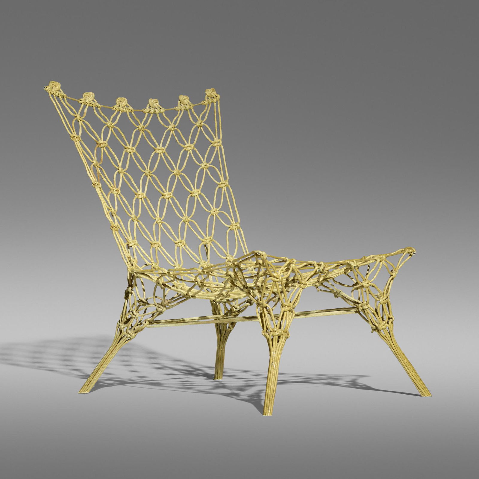 Marcel Wanders, Knotted chair: Marcel Wanders Knotted chair CappelliniThe Netherlands / Italy, 1996carbon and aramid fibers, epoxy resin 27 h x 21 w x 25.5 d in (69 x 53 x 65 cm) Literature: Wander