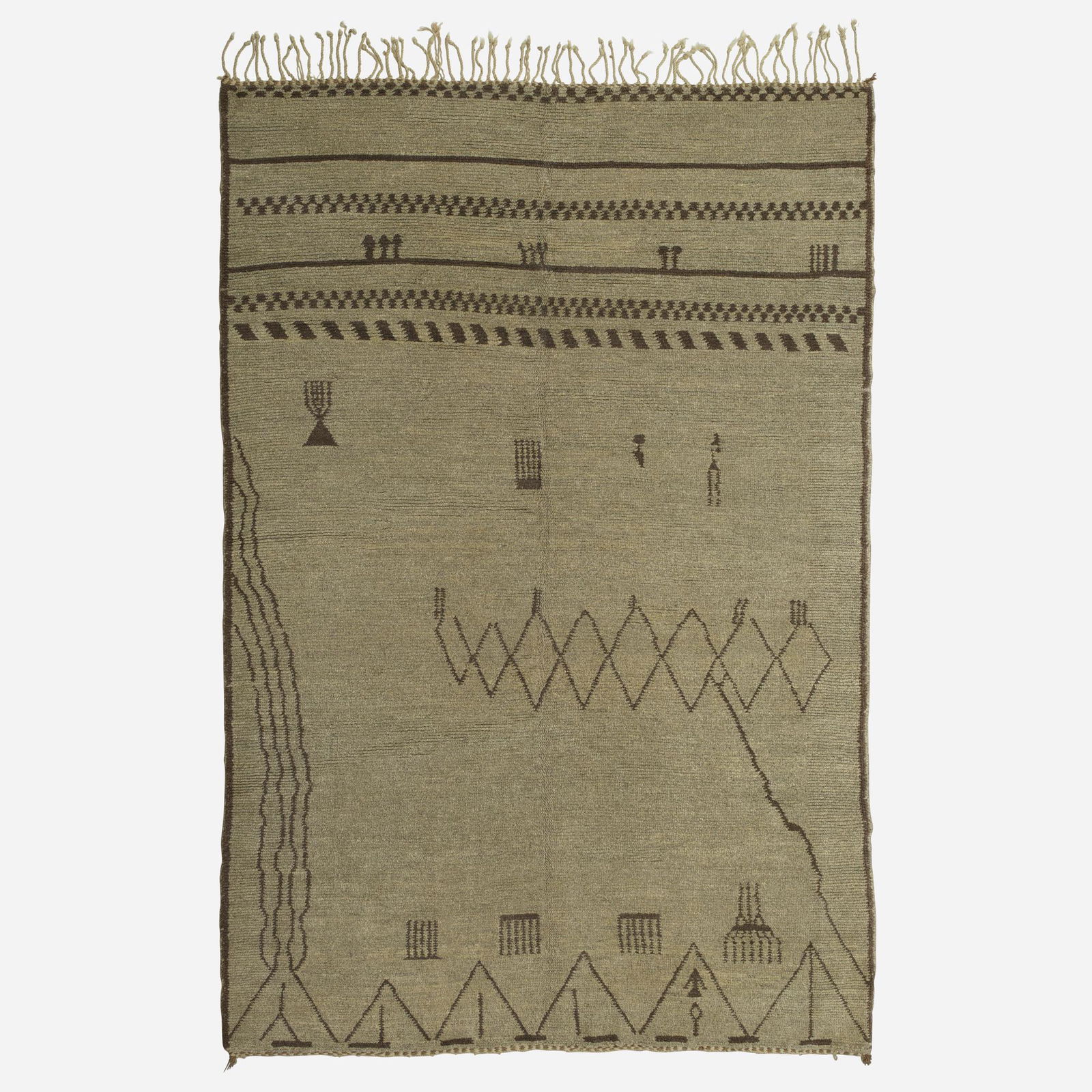 Contemporary, Moroccan-style pile carpet (1 of 1)