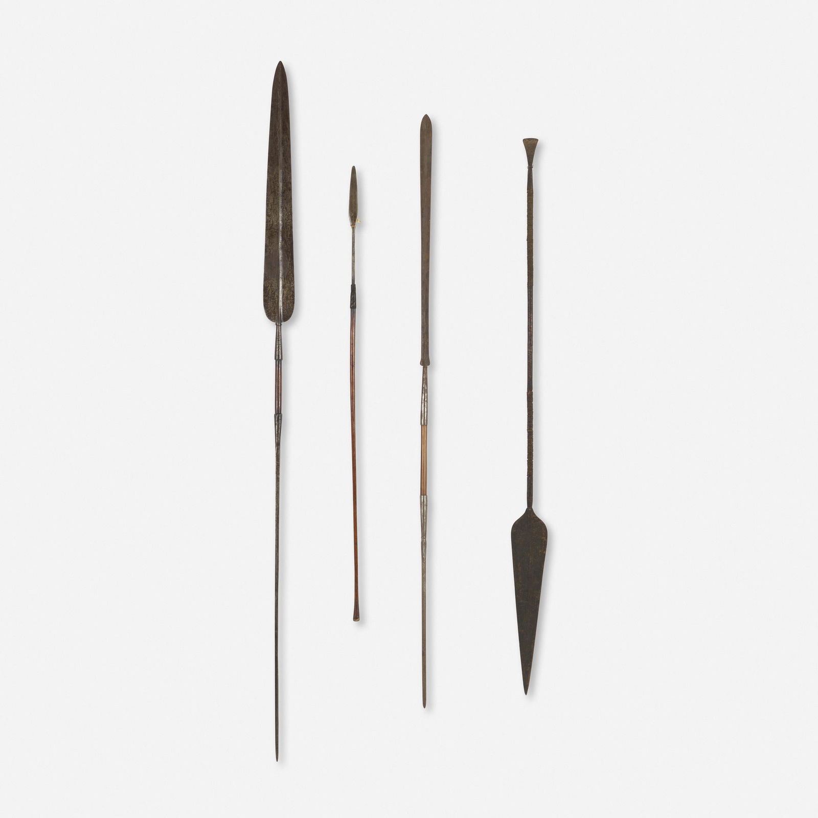 African, Spears, set of four (1 of 4)