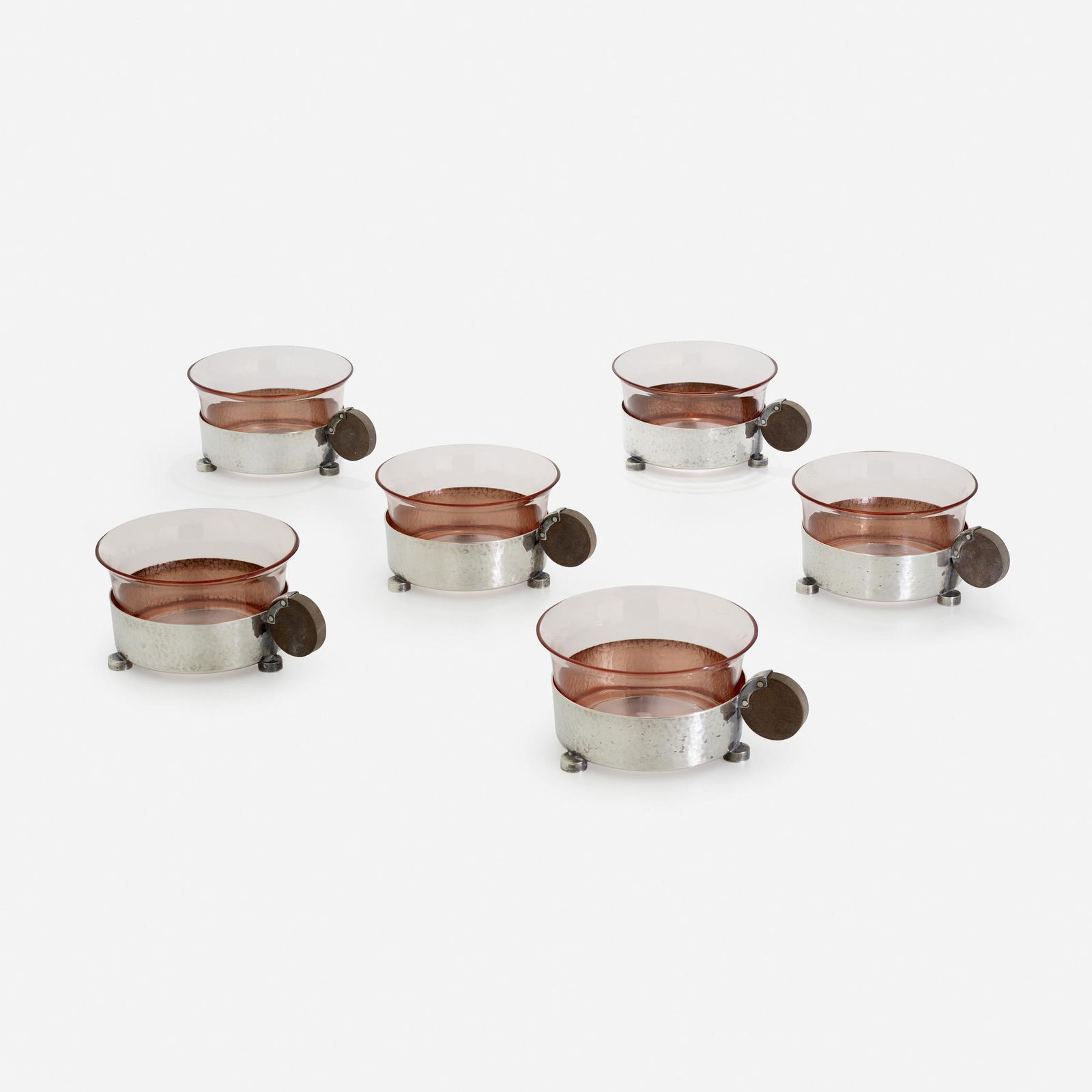 (BEPWF) (Co.), Teacups, set of six (1 of 4)