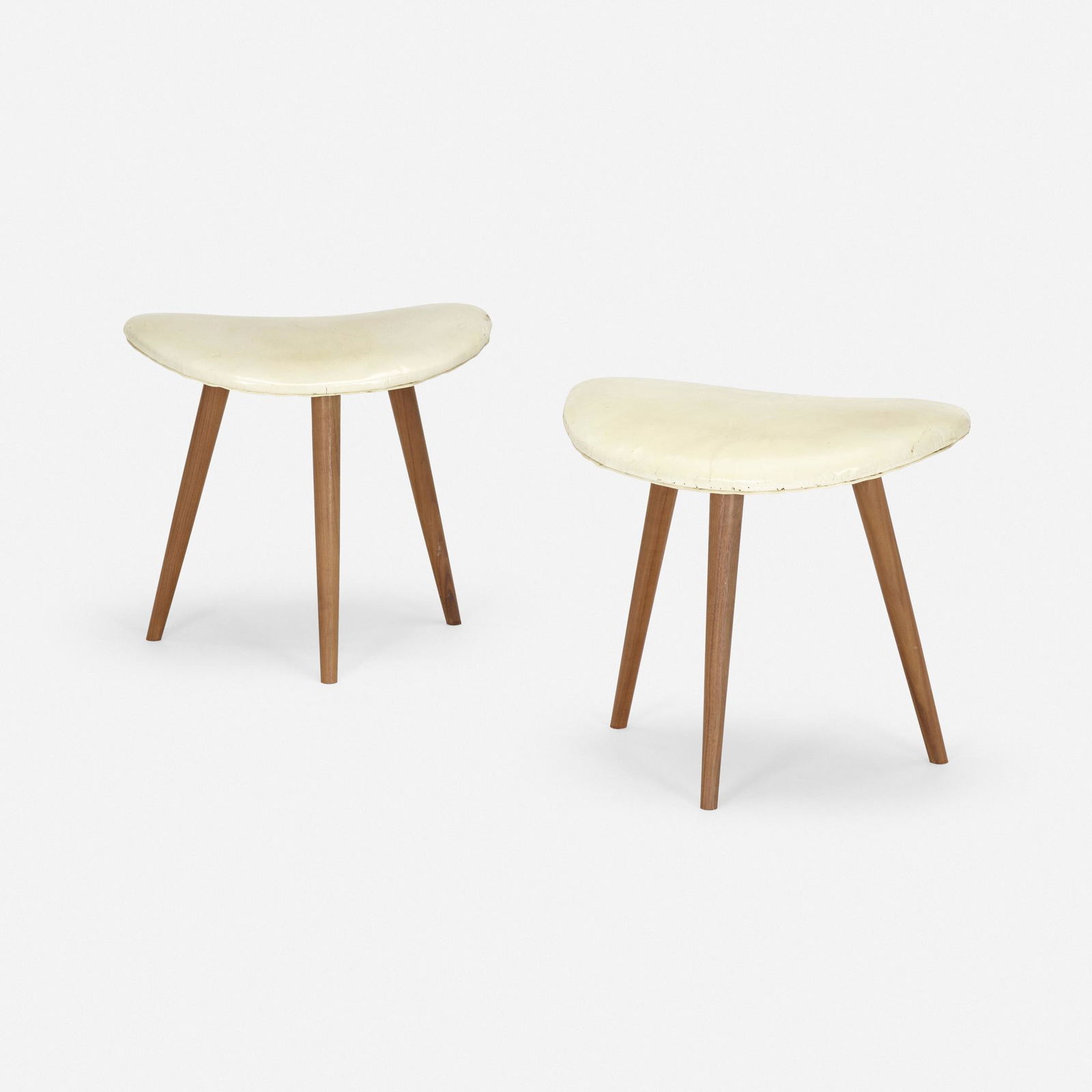 Danish, Stools, pair (1 of 3)