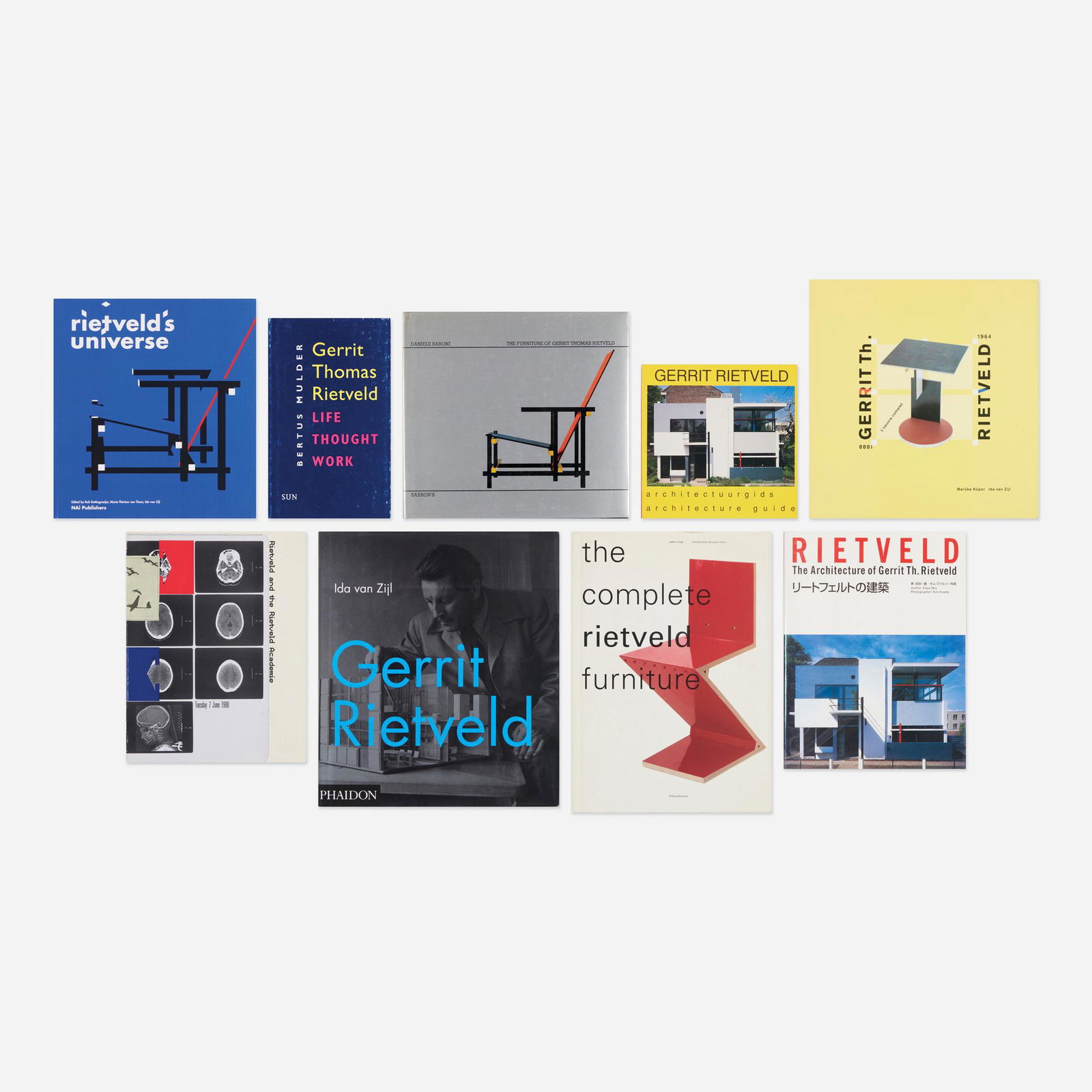 Gerrit Rietveld monographs, nine (1 of 1)