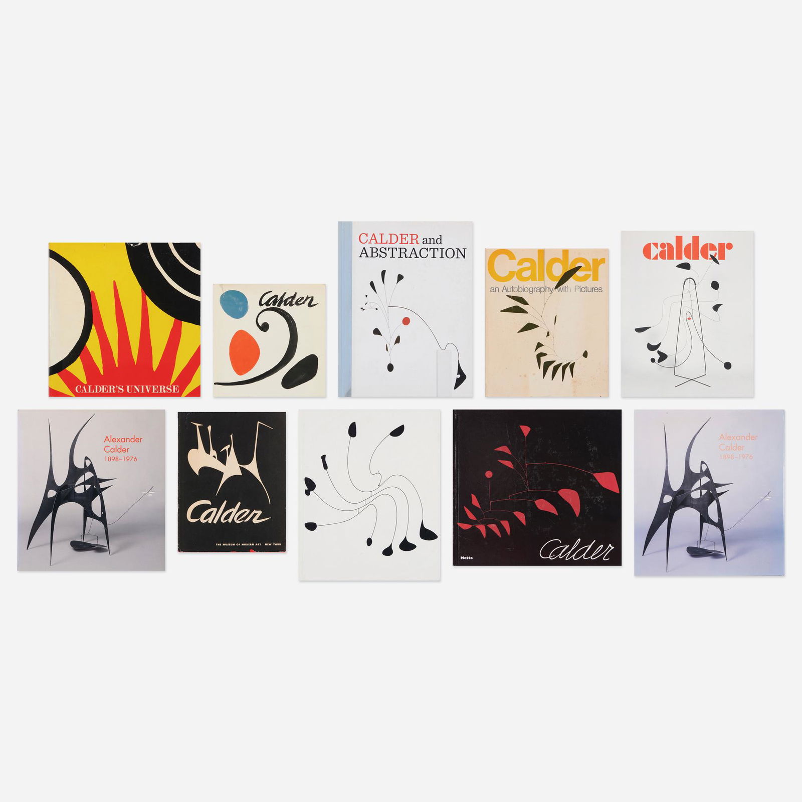 Alexander Calder monographs, ten (1 of 1)