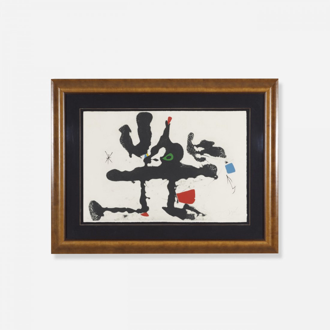 Joan Miró untitled from the Barcelona Series: Joan Miró untitled from the Barcelona Series Spain, 1972-1973 color aquatint and drypoint etching 27.5 h x 40.5 w inches Signed and numbered to lower margin '30/50 Miro'. This work is number 30 from