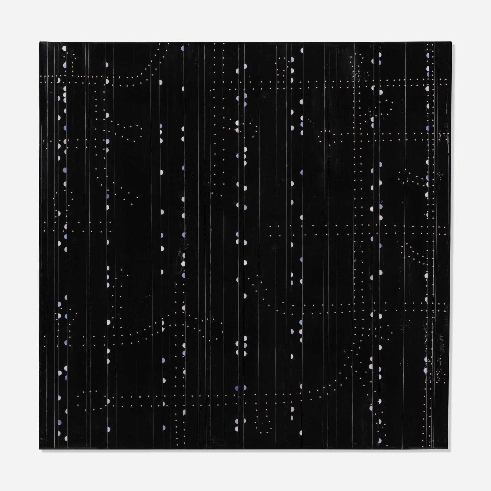 Leo Bersamina, Aerial: Leo Bersamina Aerial 2000 acrylic, color photograph, and resin on panel 20.625 h x 20.625 w in (52 x 52 cm) Signed, titled and dated to verso 'L. Bersamina Aerial 2000'. Provenan