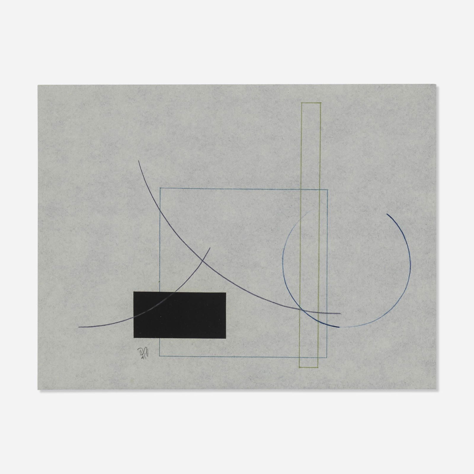 Dwinell Grant, Geometric Composition (1 of 4)
