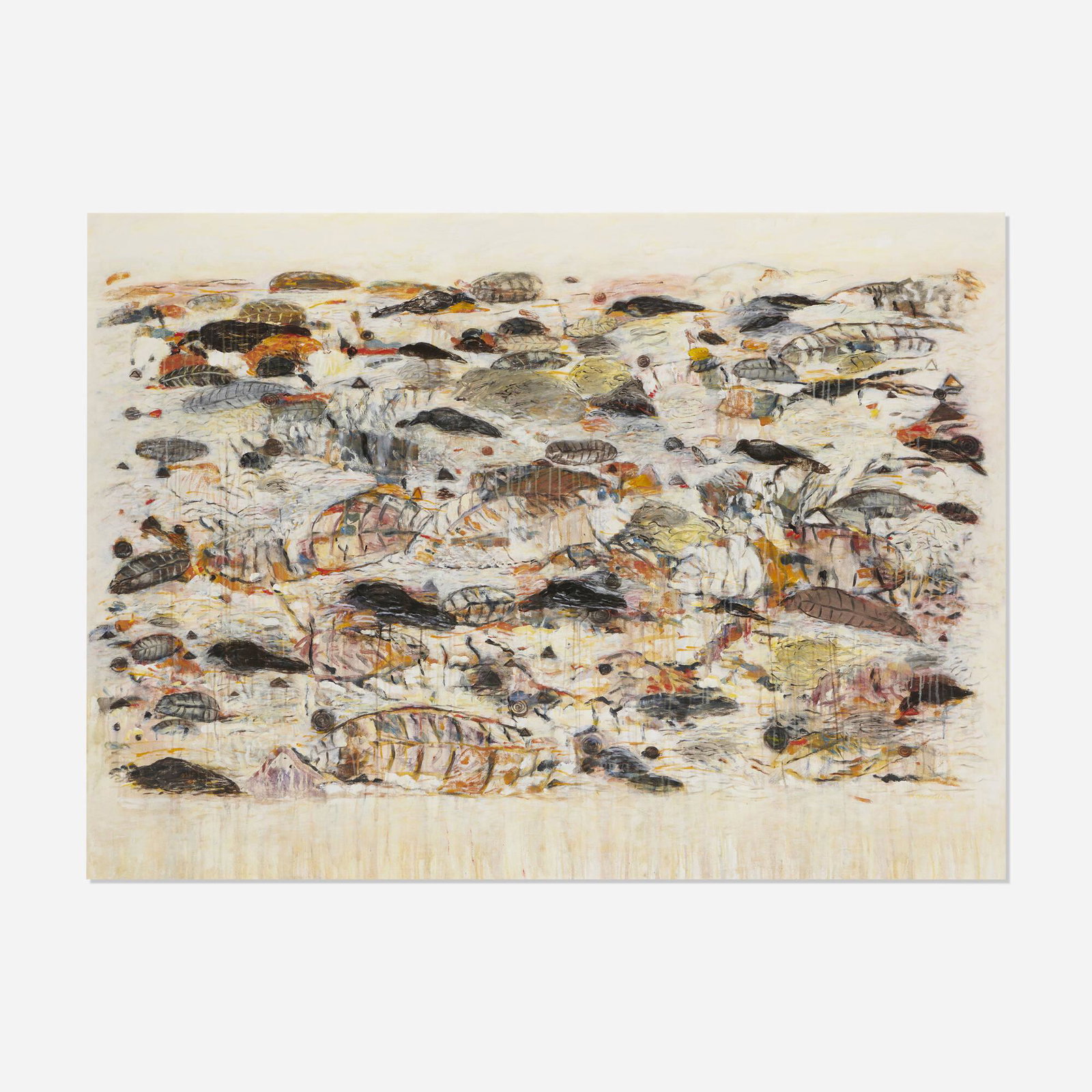 Heidi Oberheide, Transformations: Heidi Oberheide Transformations 1996 acrylic on canvas 58.625 h x 81 w in (149 x 206 cm) This work will ship from Chicago, Illinois.